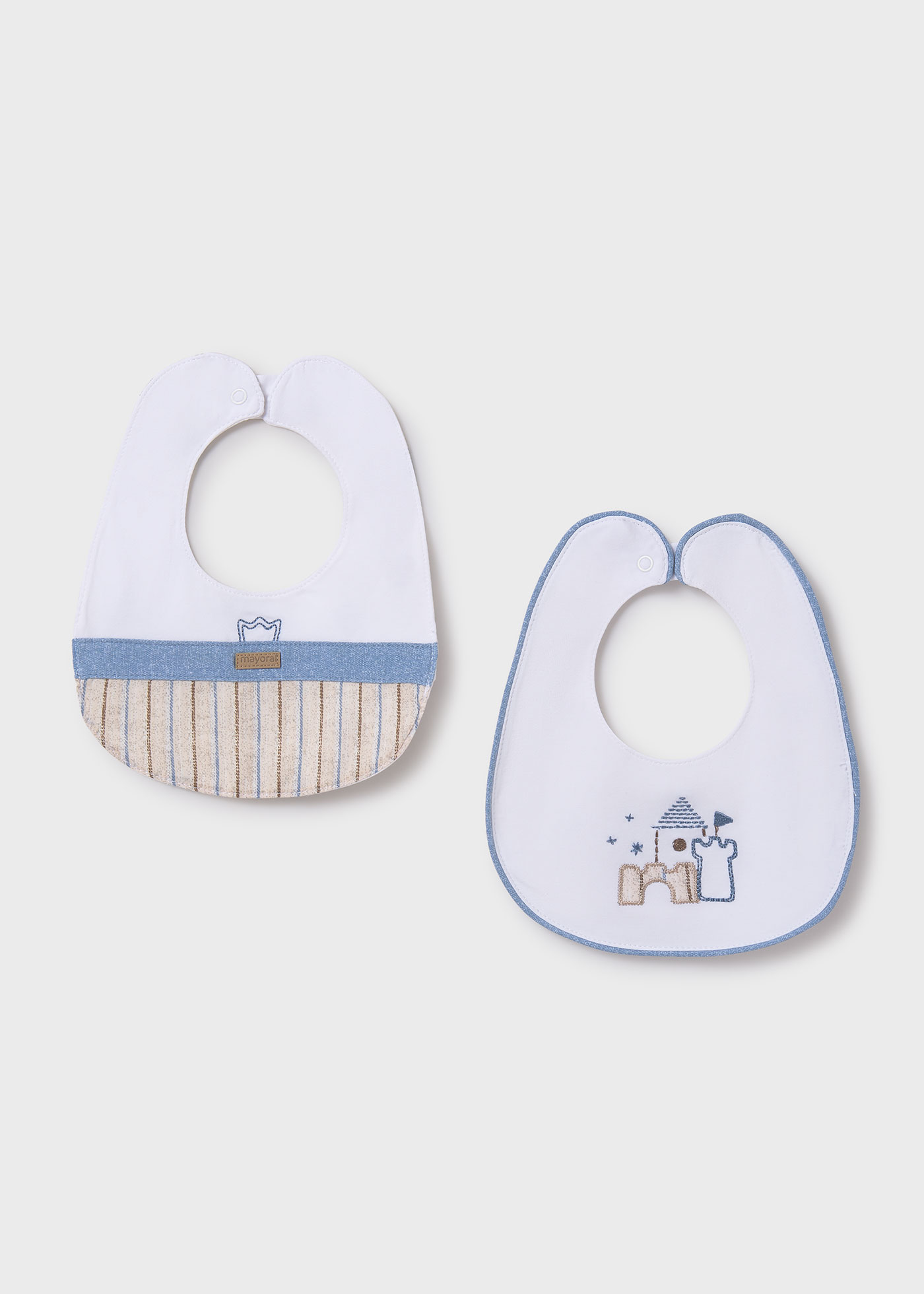 Baby set of 2 waterproof bibs