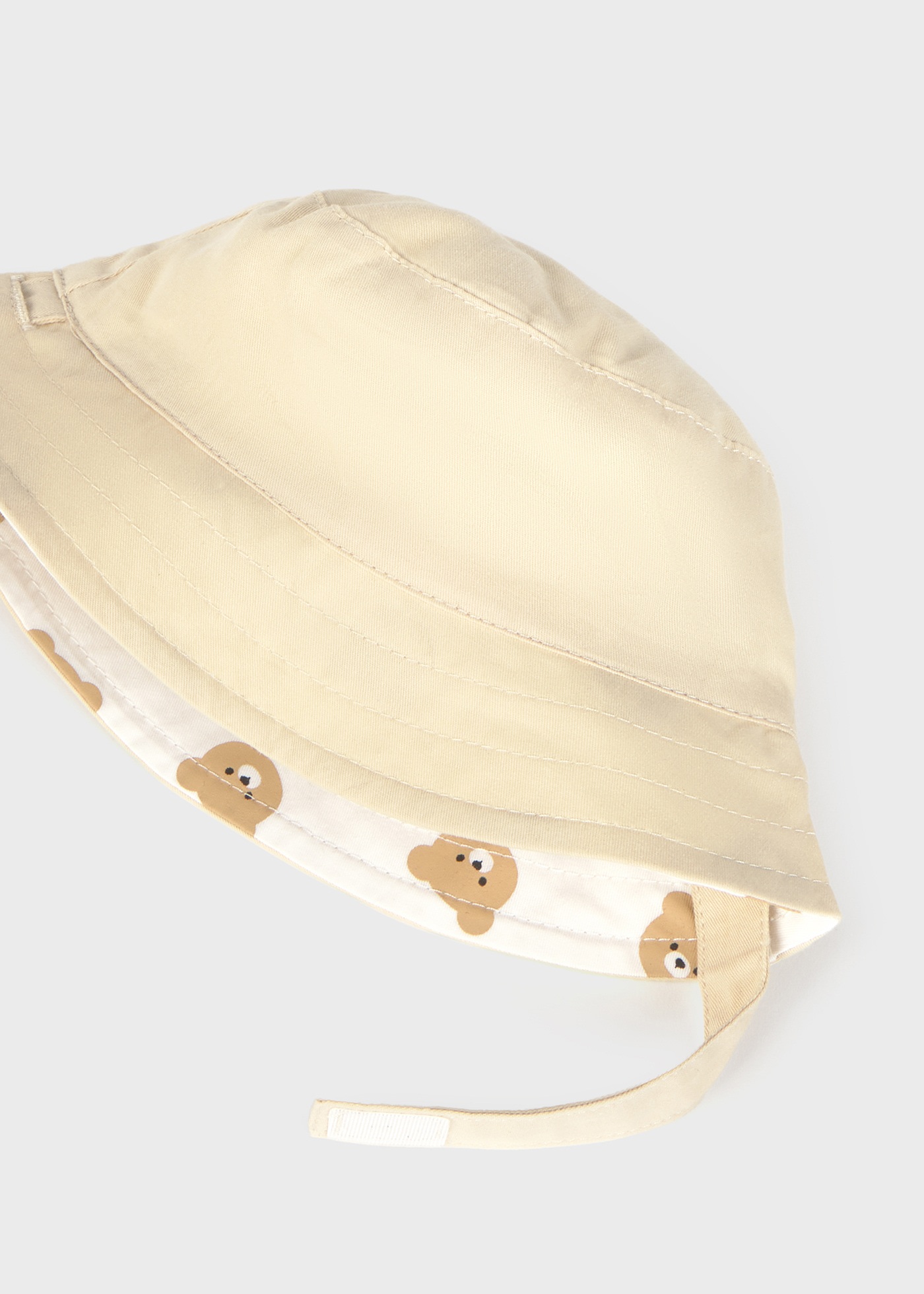 Cappello reversibile orsetto neonato