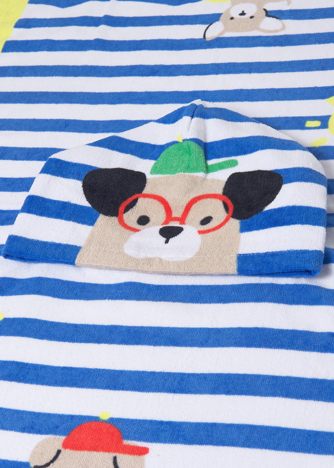 Serviette de plage avec capuche bébé