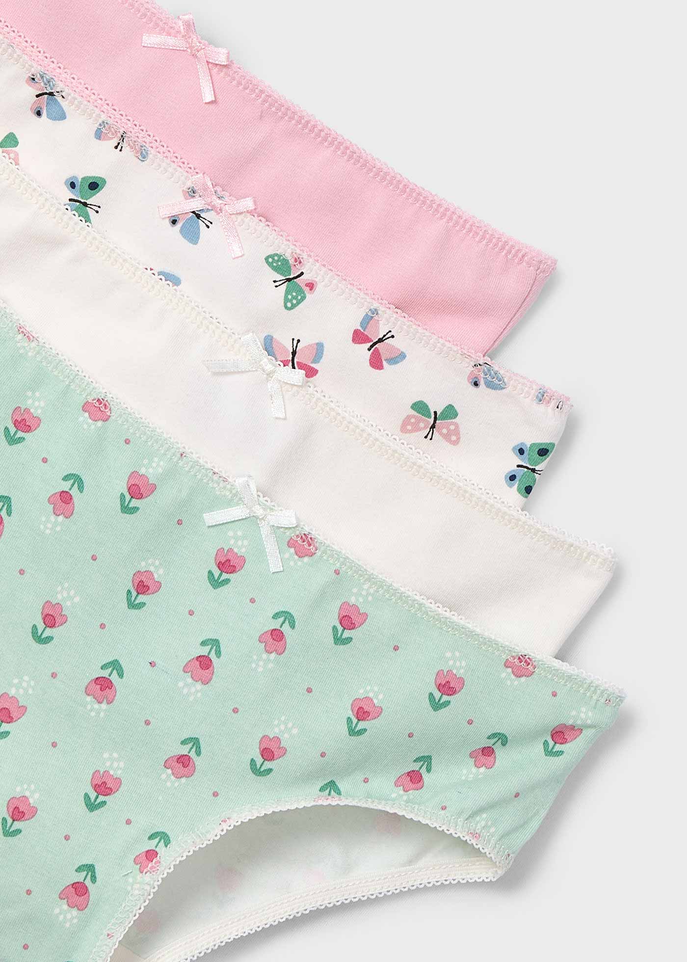 Set 4 mutandine bambina