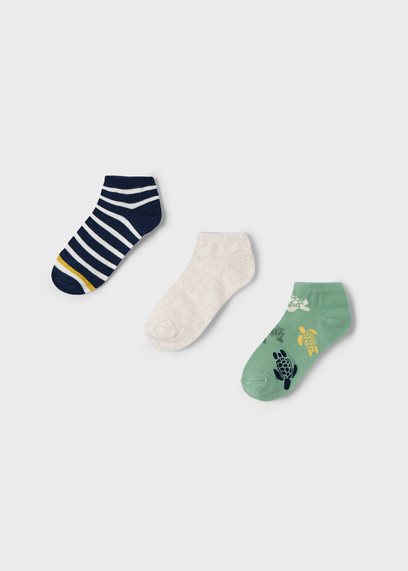 Boy set of 3 combined socks