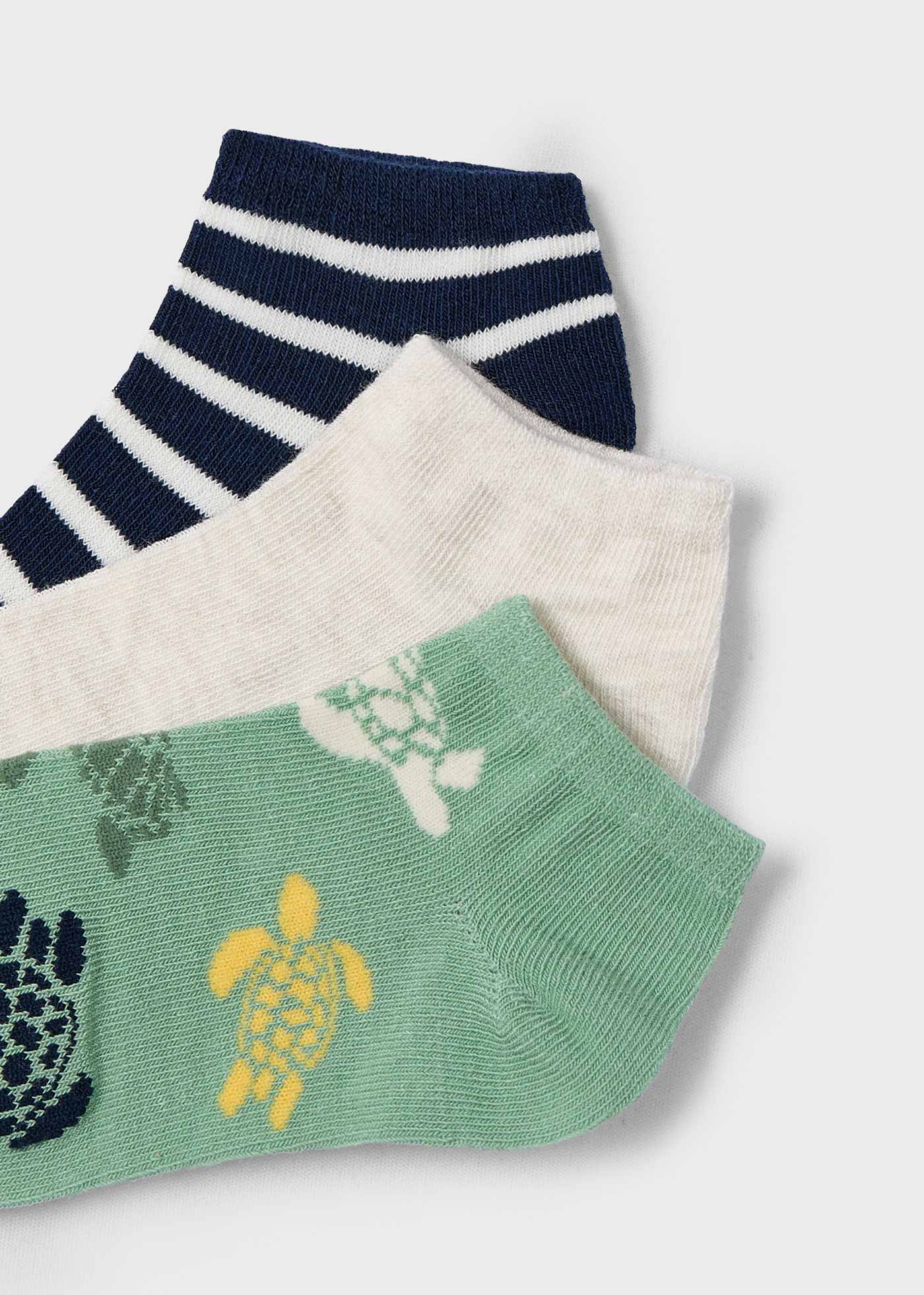 Boy set of 3 combined socks