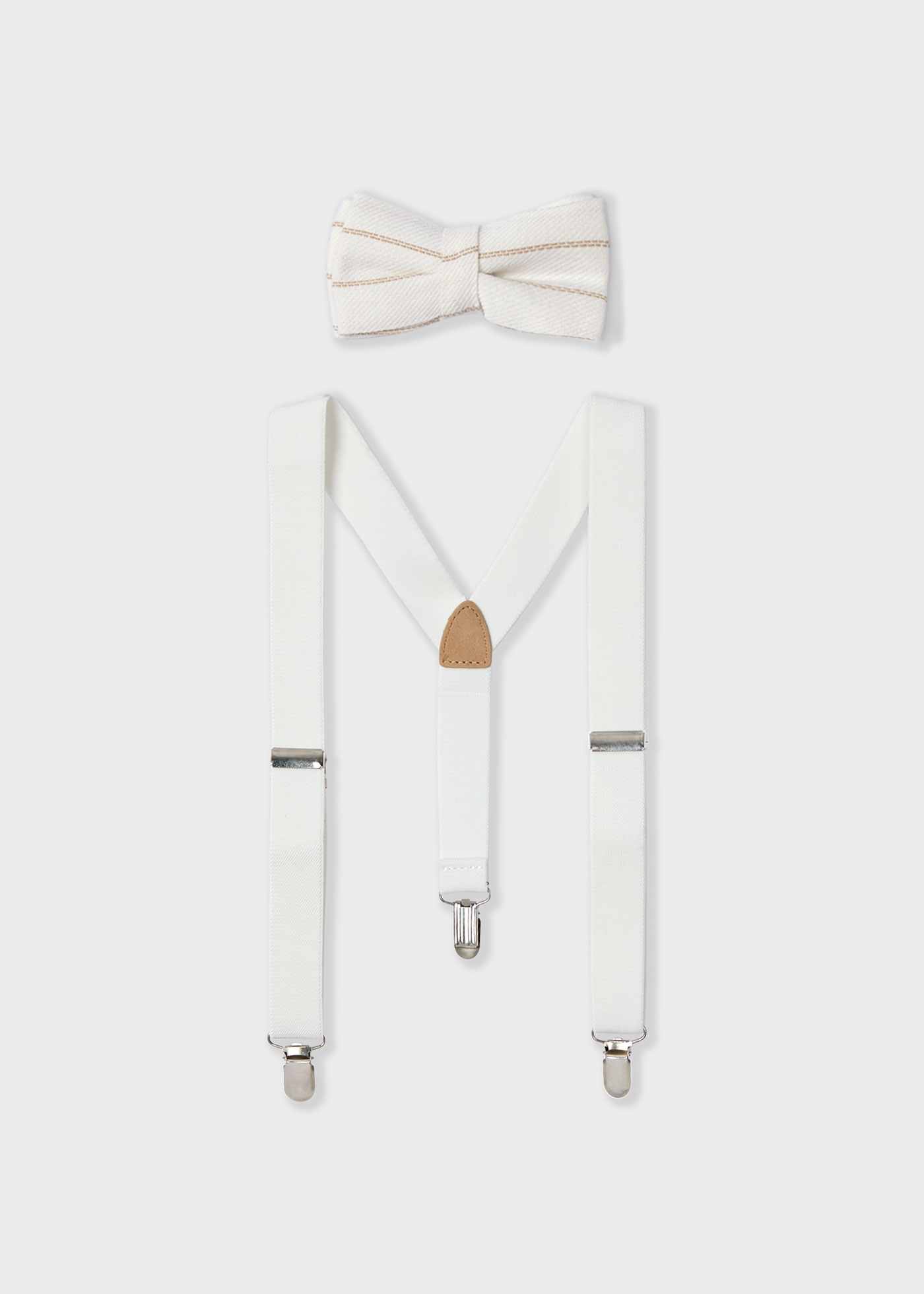 Set papillon e bretelle bambino