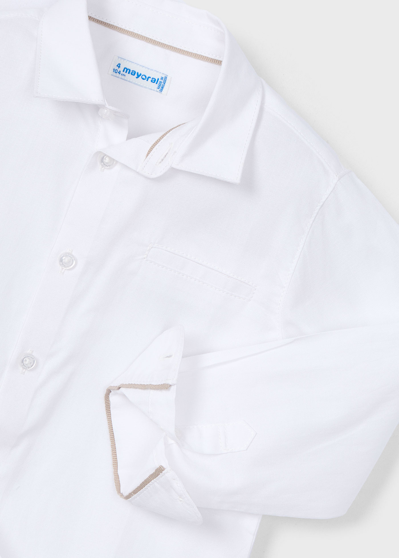 Camisa lisa niño