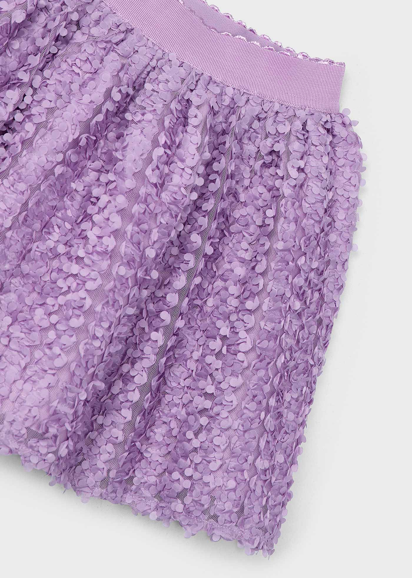 Girl 3D tulle skirt Violet Mayoral