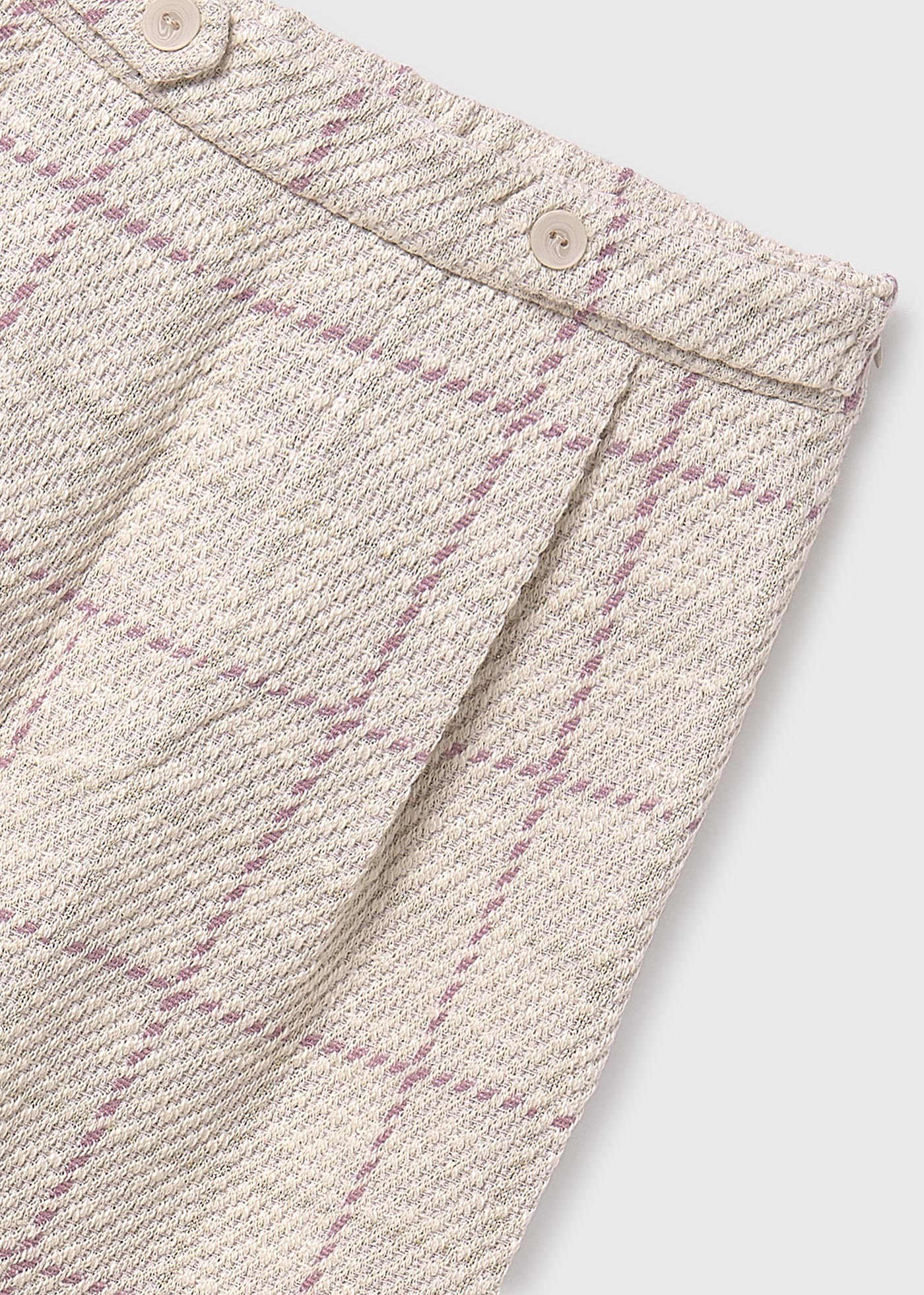 Pantalone lungo tweed ragazza