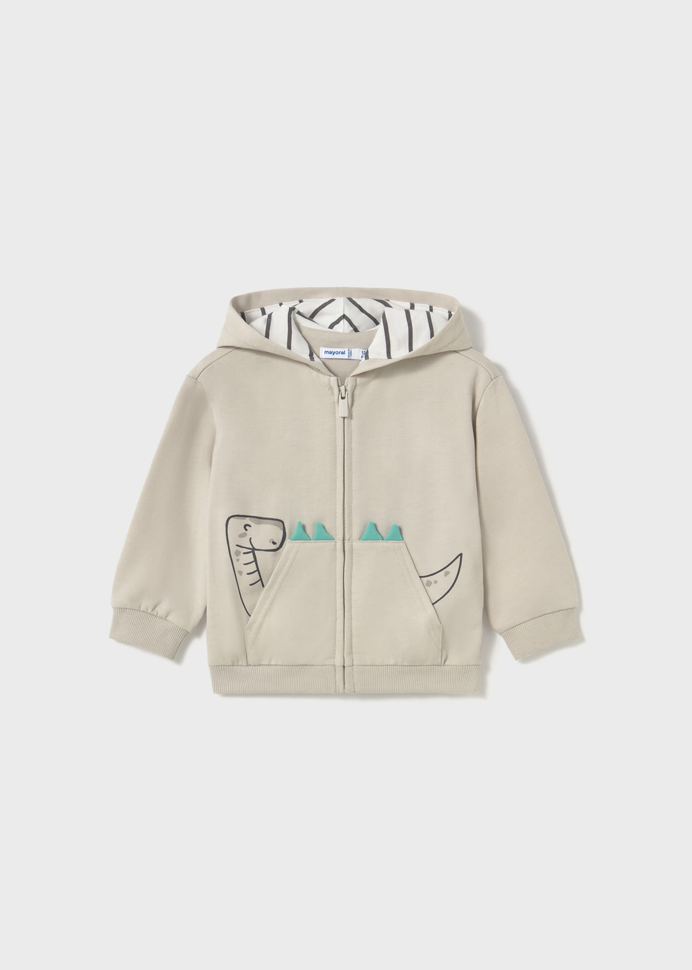 Baby interactive zip hooded jacket