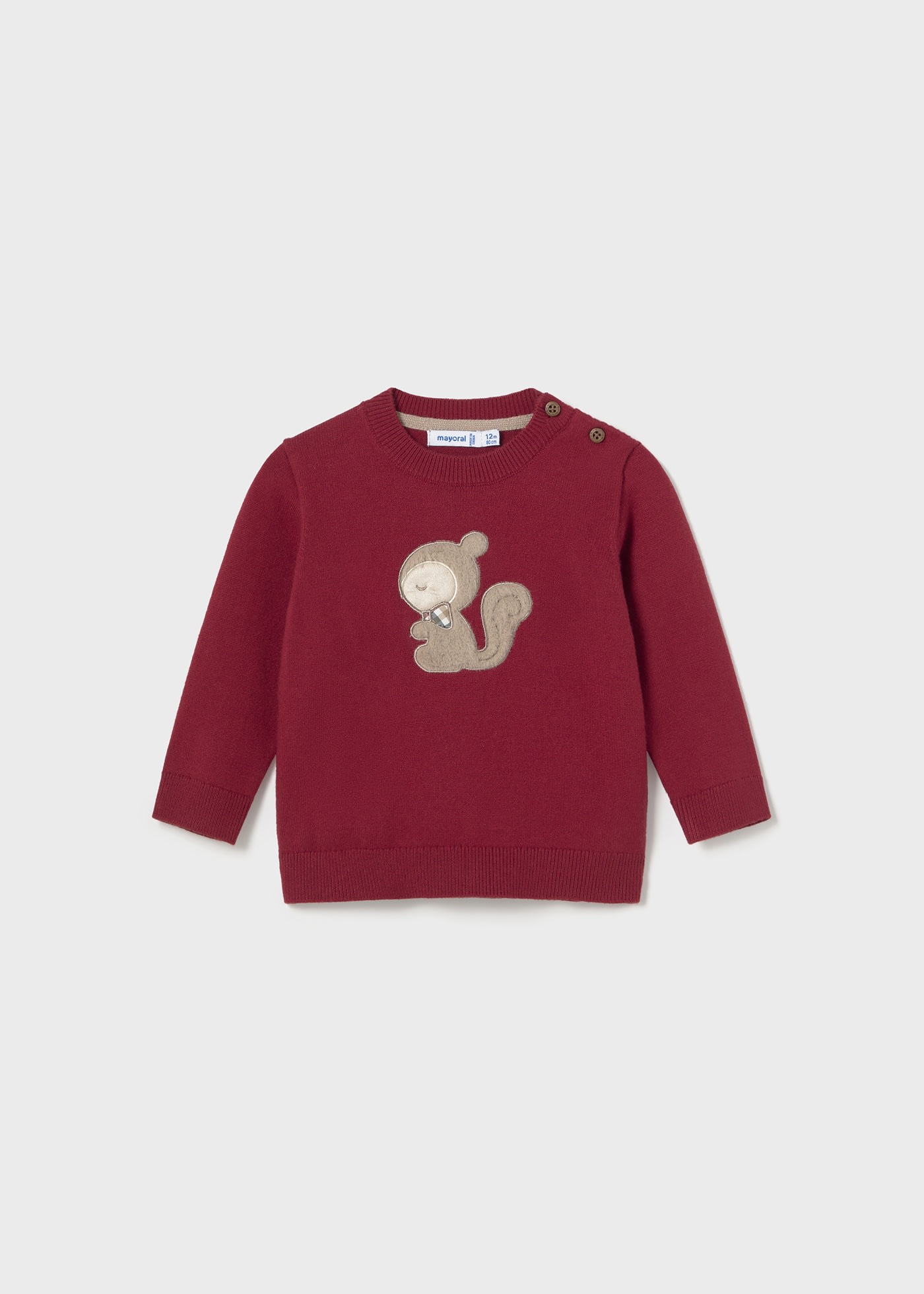 Baby Tricot Squirrel Jumper