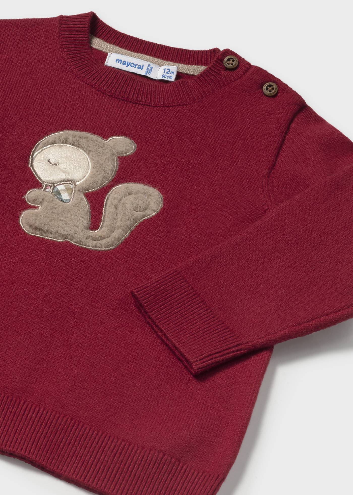 Baby Tricot Squirrel Jumper