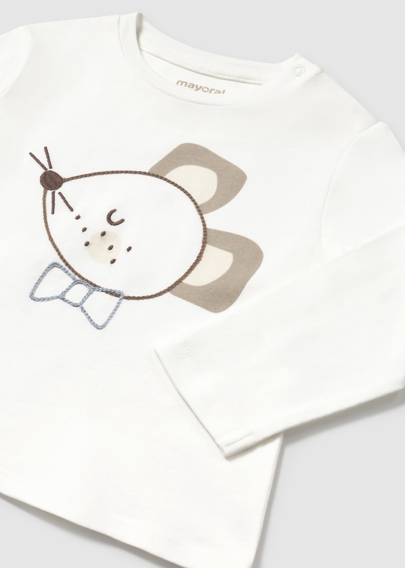 Tricou aplicatie soricel bebe