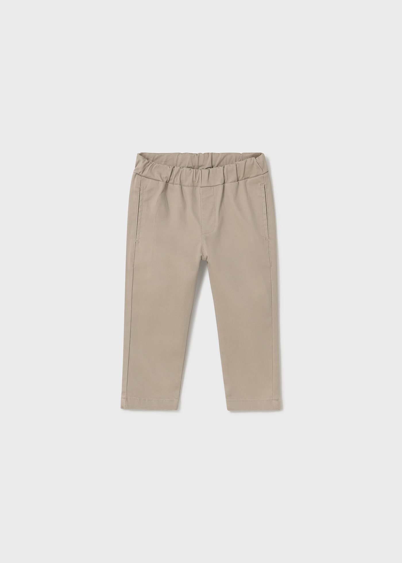 Pantalone lungo piqué con cinta elastica neonato