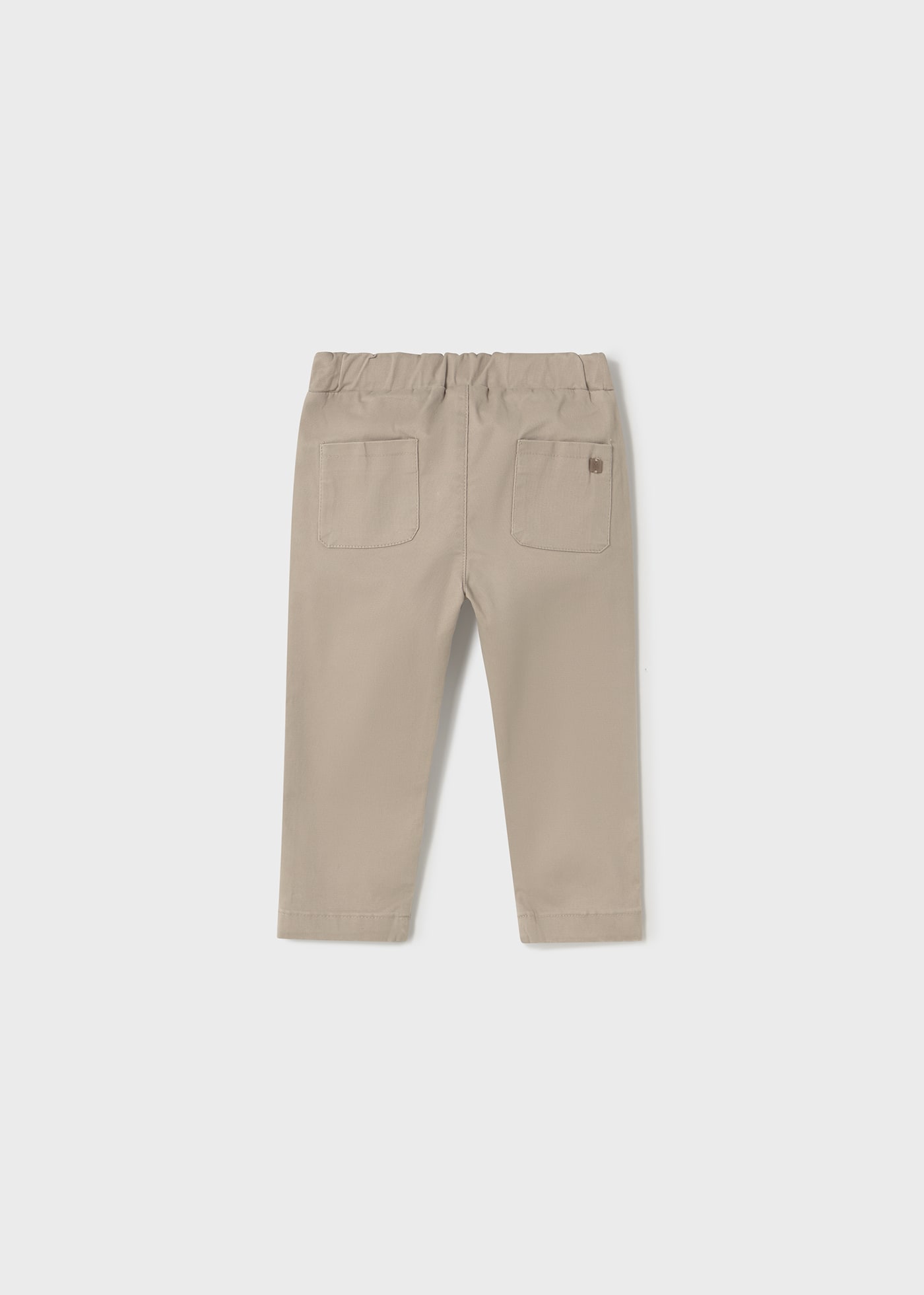 Baby pique trousers with elasticated waist