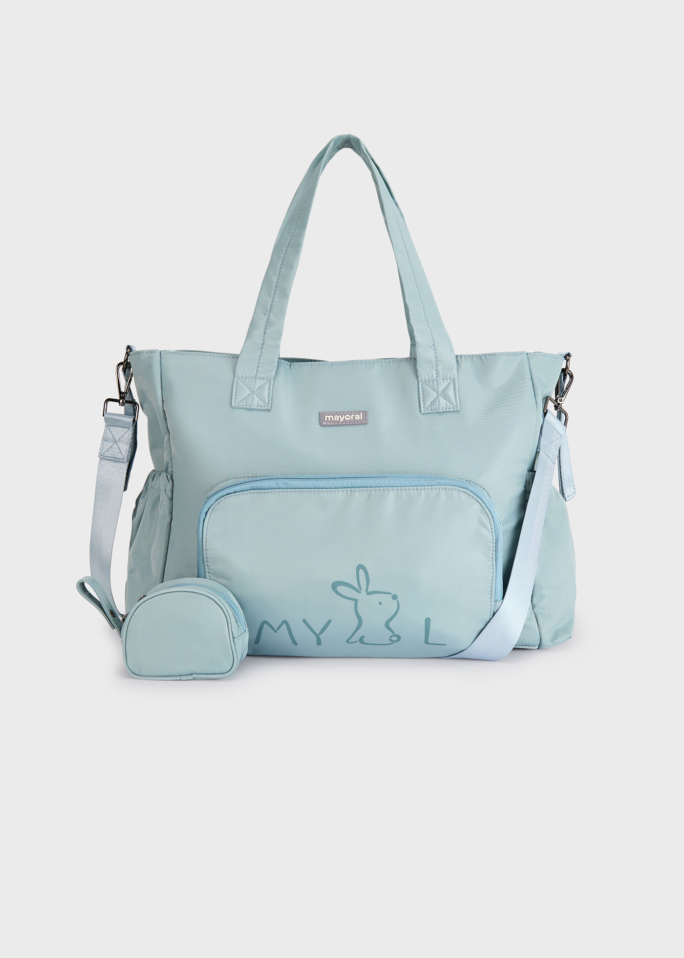 Wickeltasche mit Accessoires Mikrofaser Baby