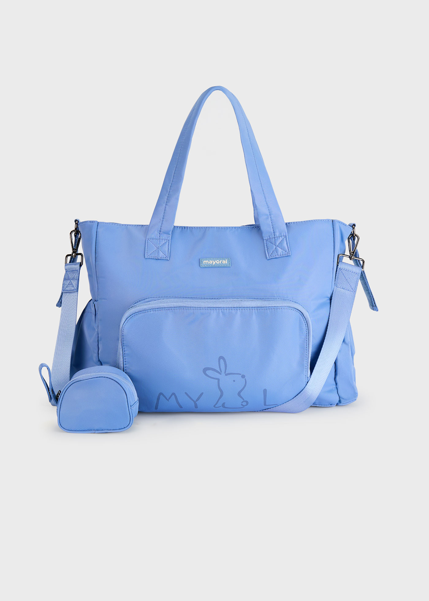 Sac avec accessoires microfibre bébé