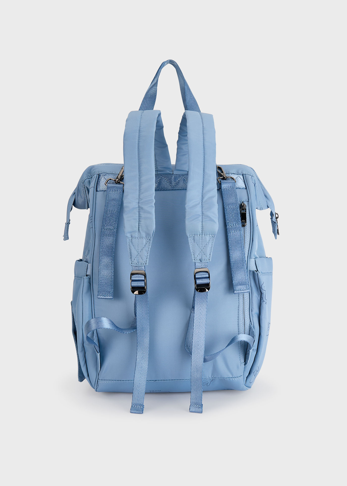 Mochila con cambiador microfibra bebé