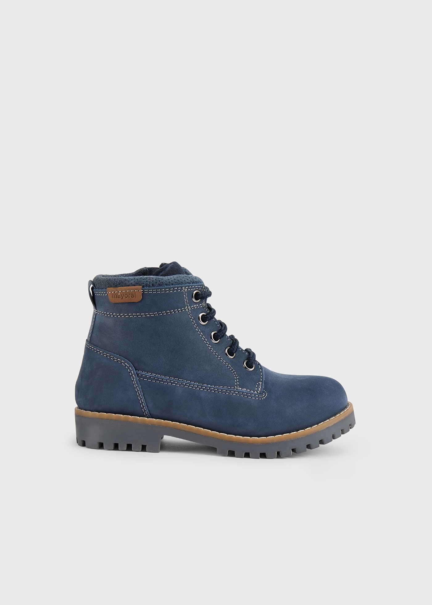 Bottines de montagne en nubuck garçon