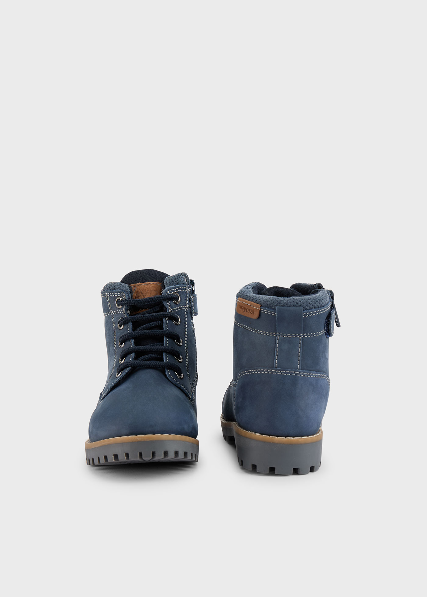 Bottines de montagne en nubuck garçon