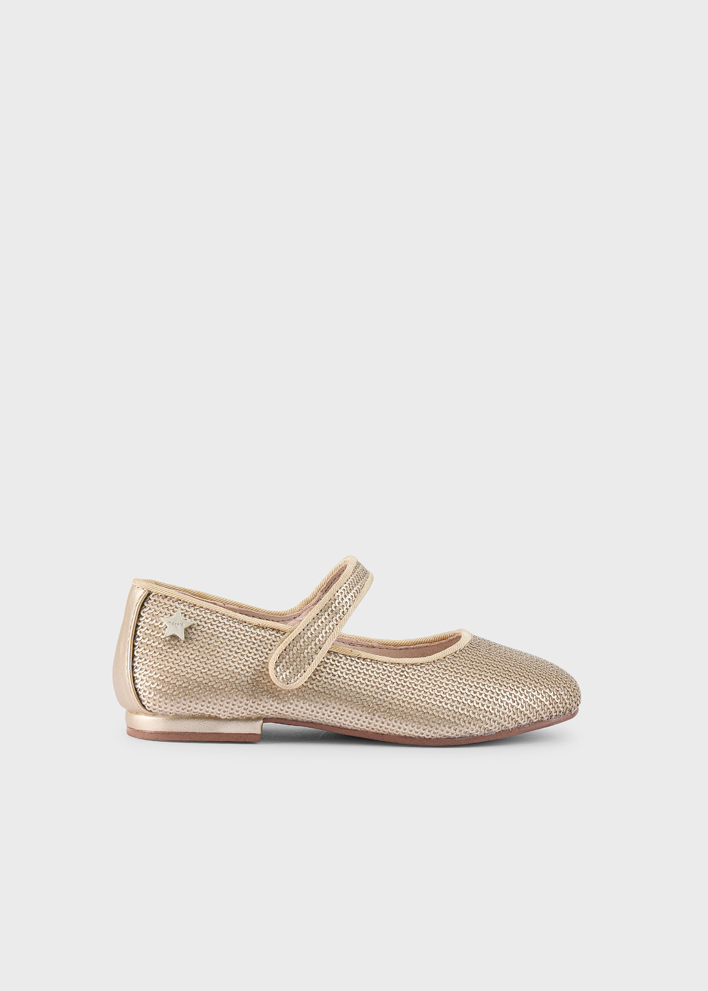 Baby girl gold flats on sale