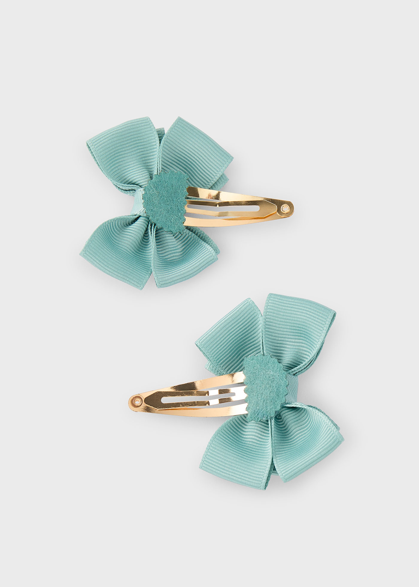 Girl Set of 2 Double Bow Clips