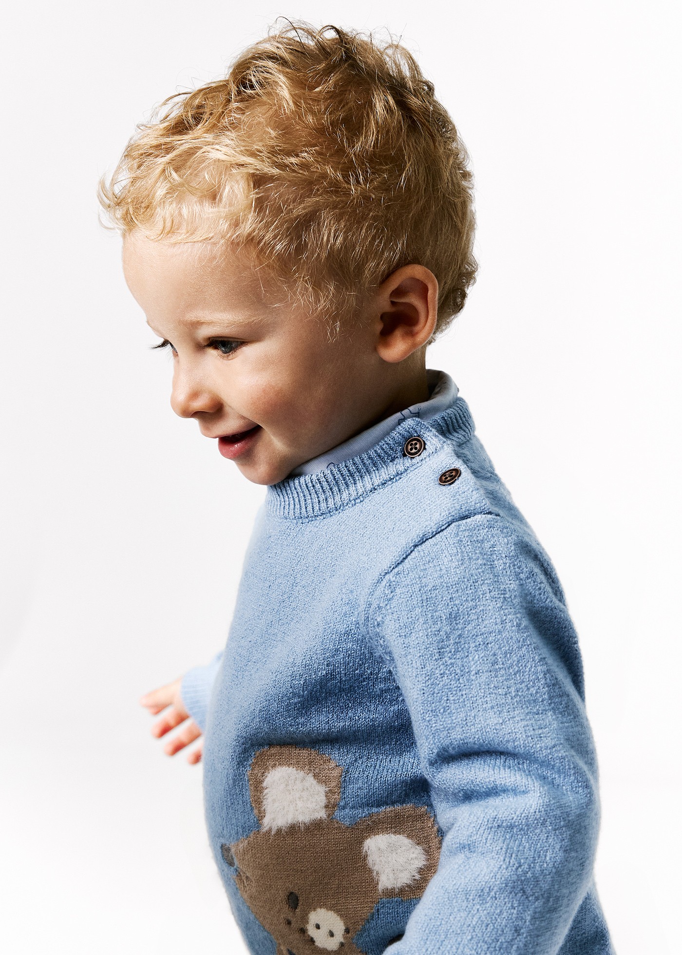 Jersey intarsia bebé