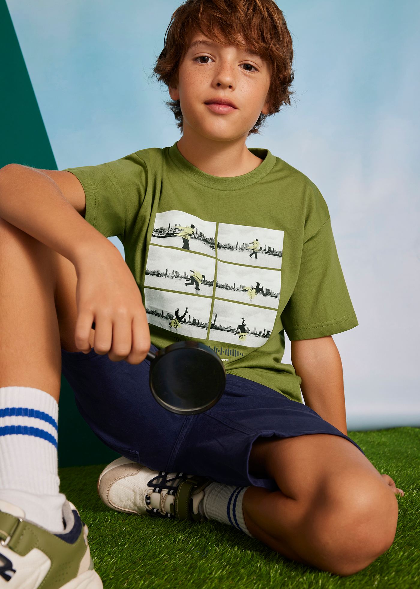 Boy print t-shirt