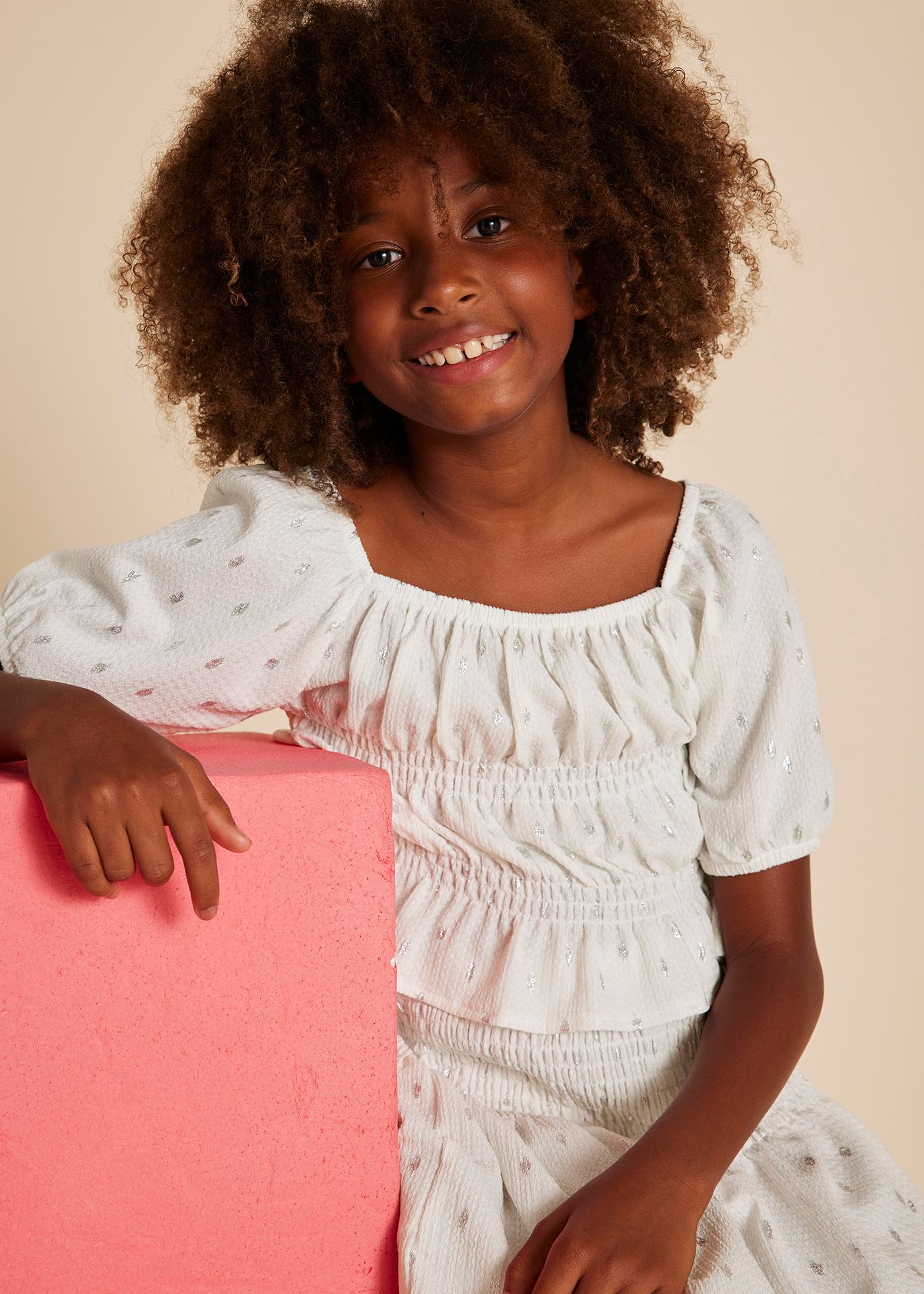 Camisola franzidos bambula rapariga