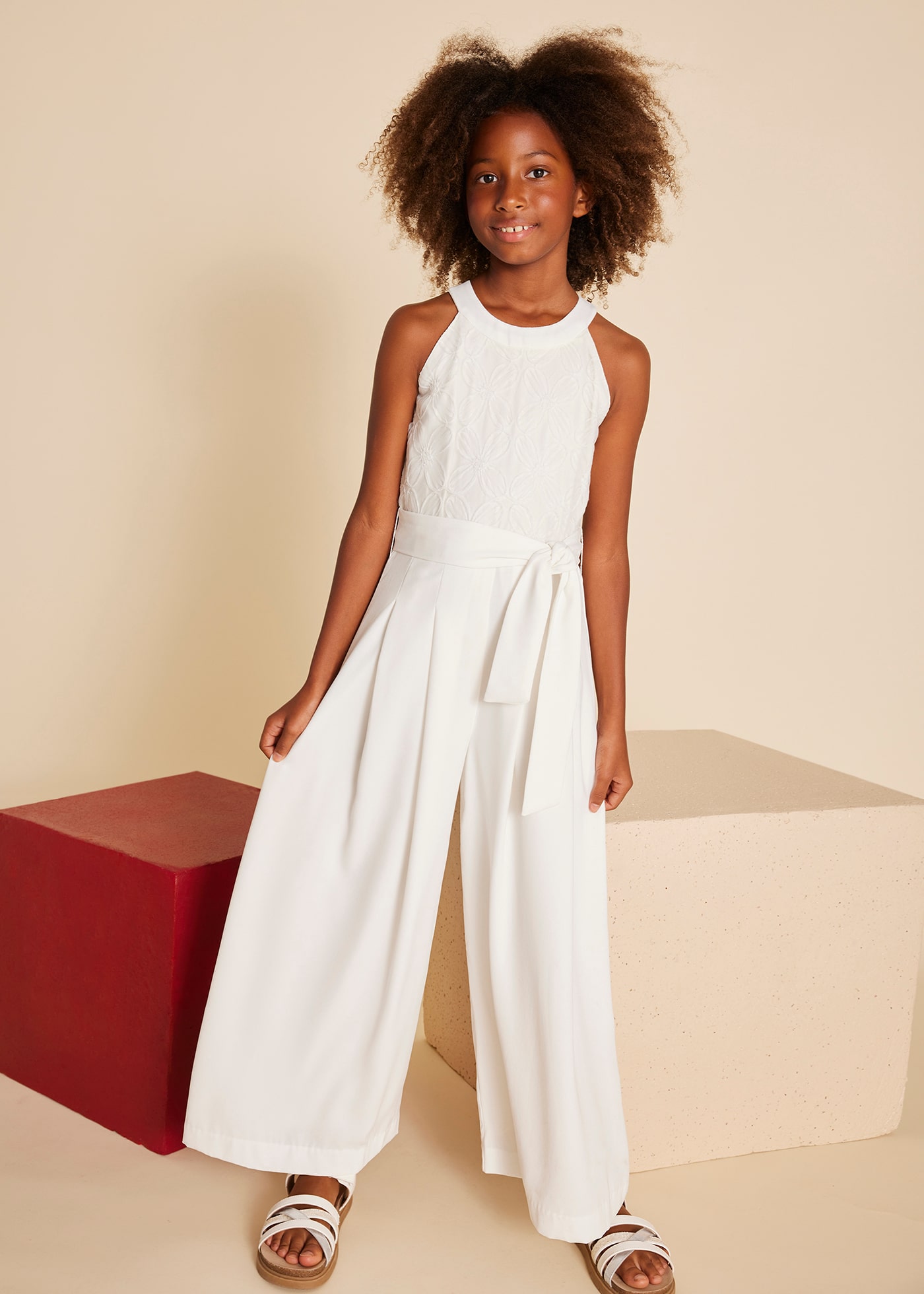 Girl combined jumpsuit