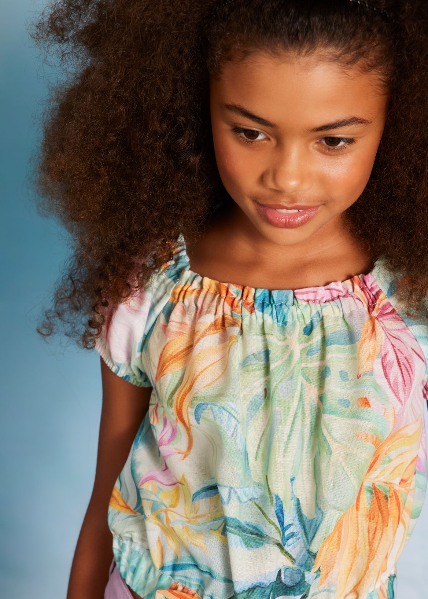 Blusa stampata ragazza