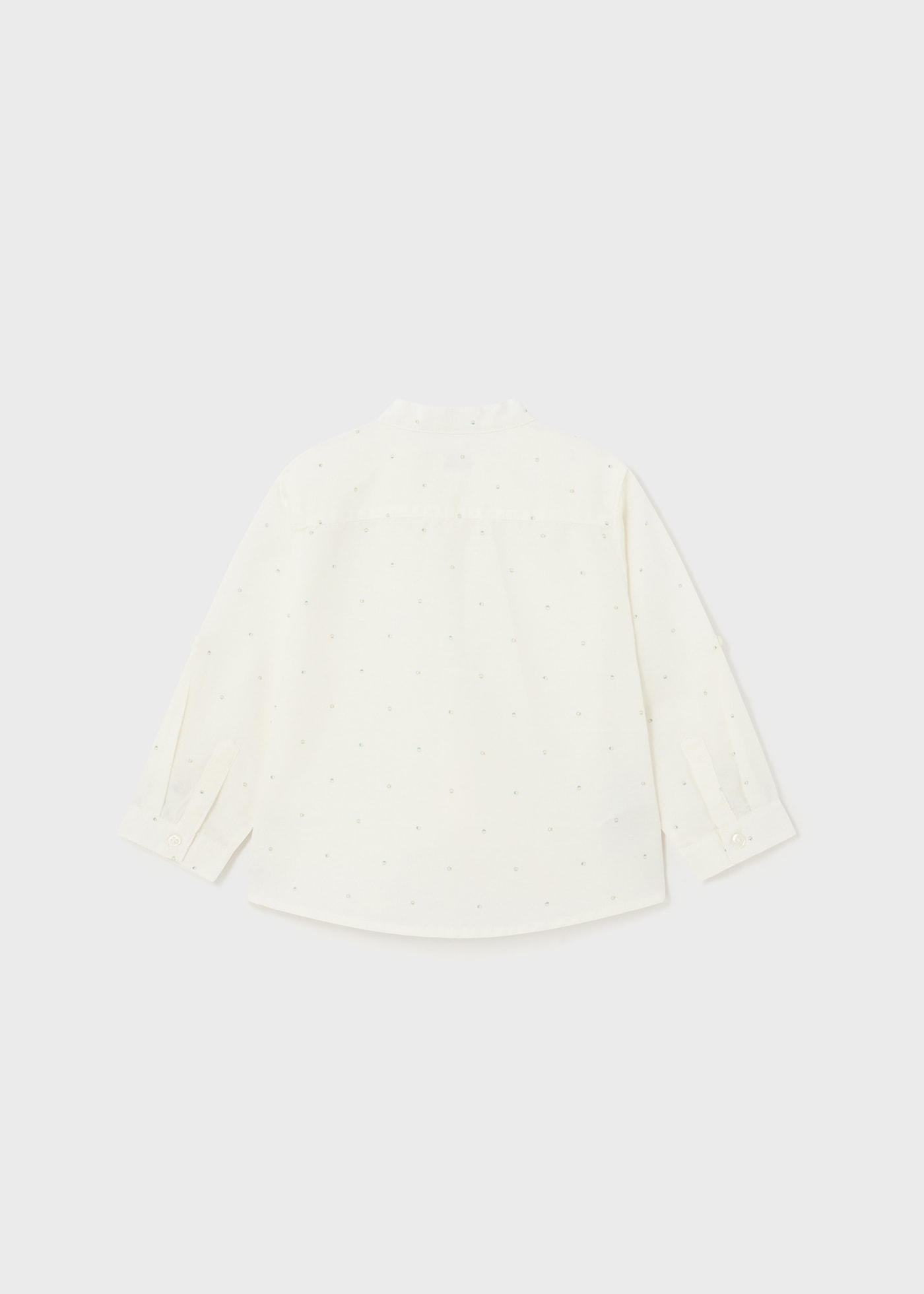Camisa manga larga lino bebé