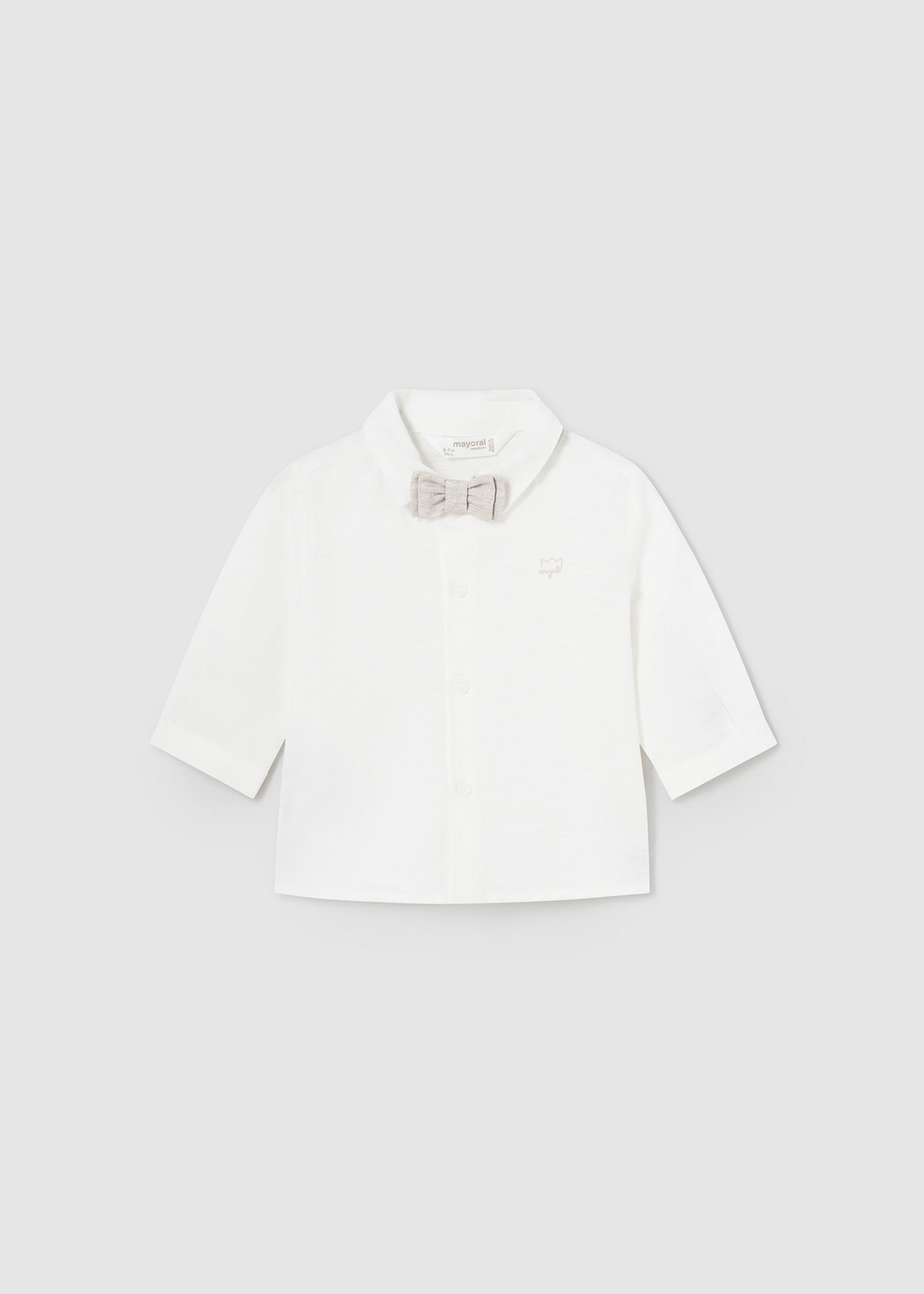 Camisa con pajarita Better Cotton recién nacido