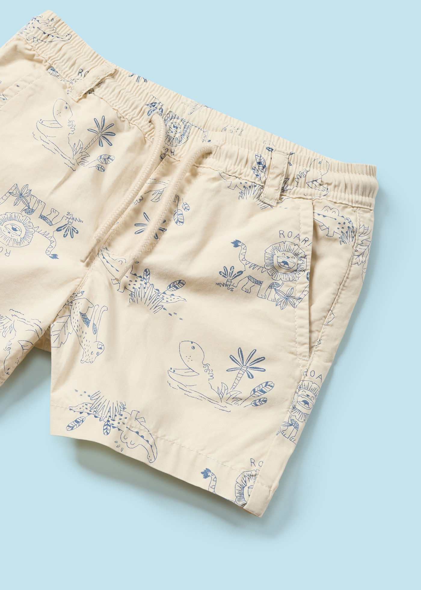 Bermuda avec bonnet réversible Better Cotton bébé