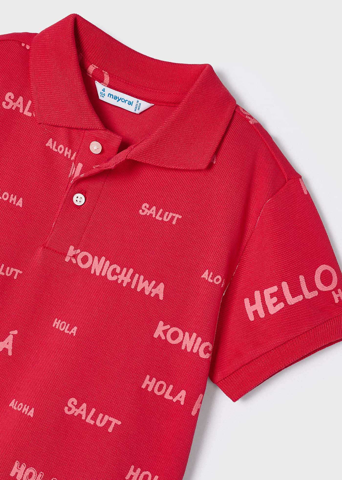 Polo z nadrukiem Better Cotton dla chłopca