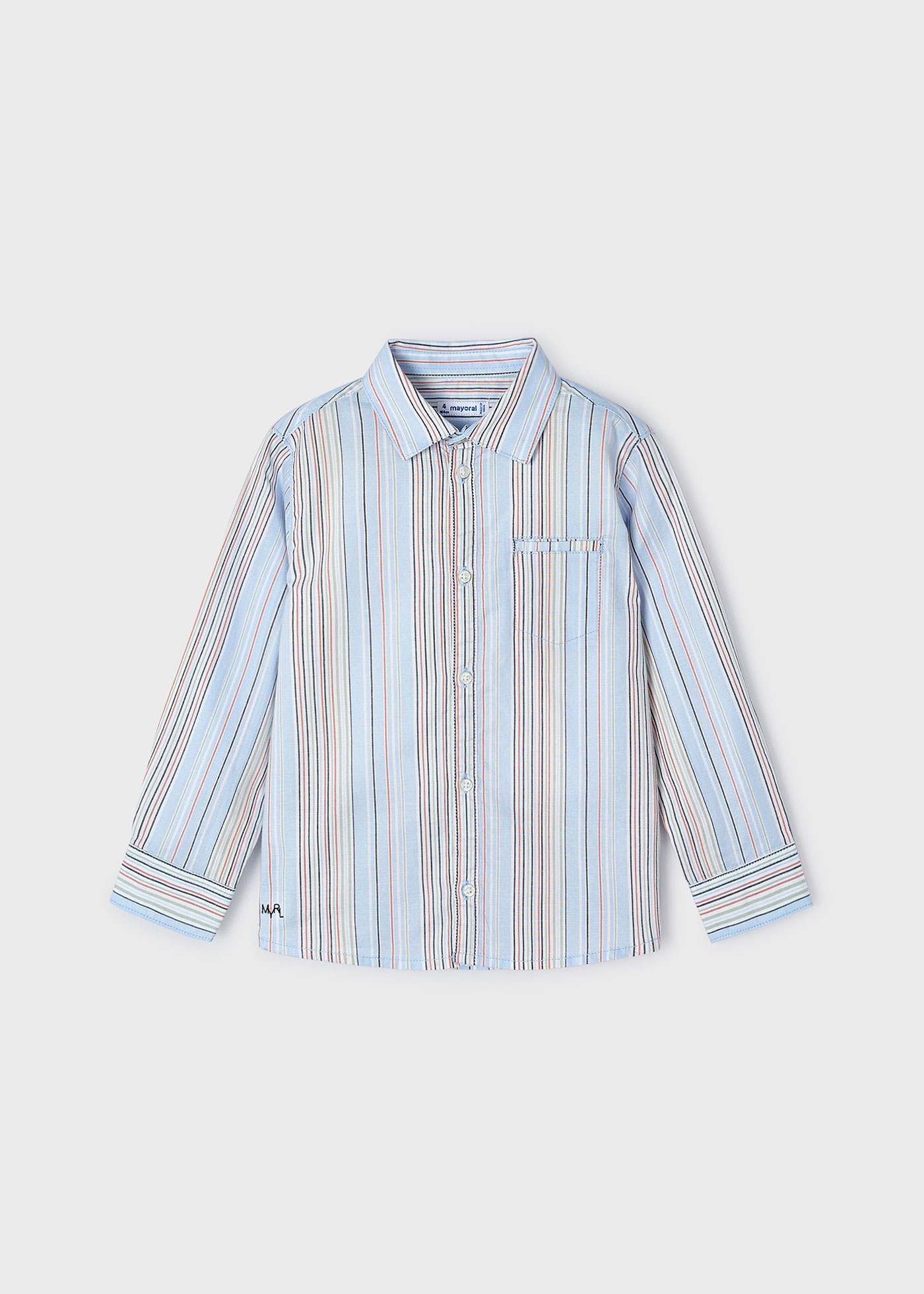 Camisa manga larga rayas Better Cotton niño