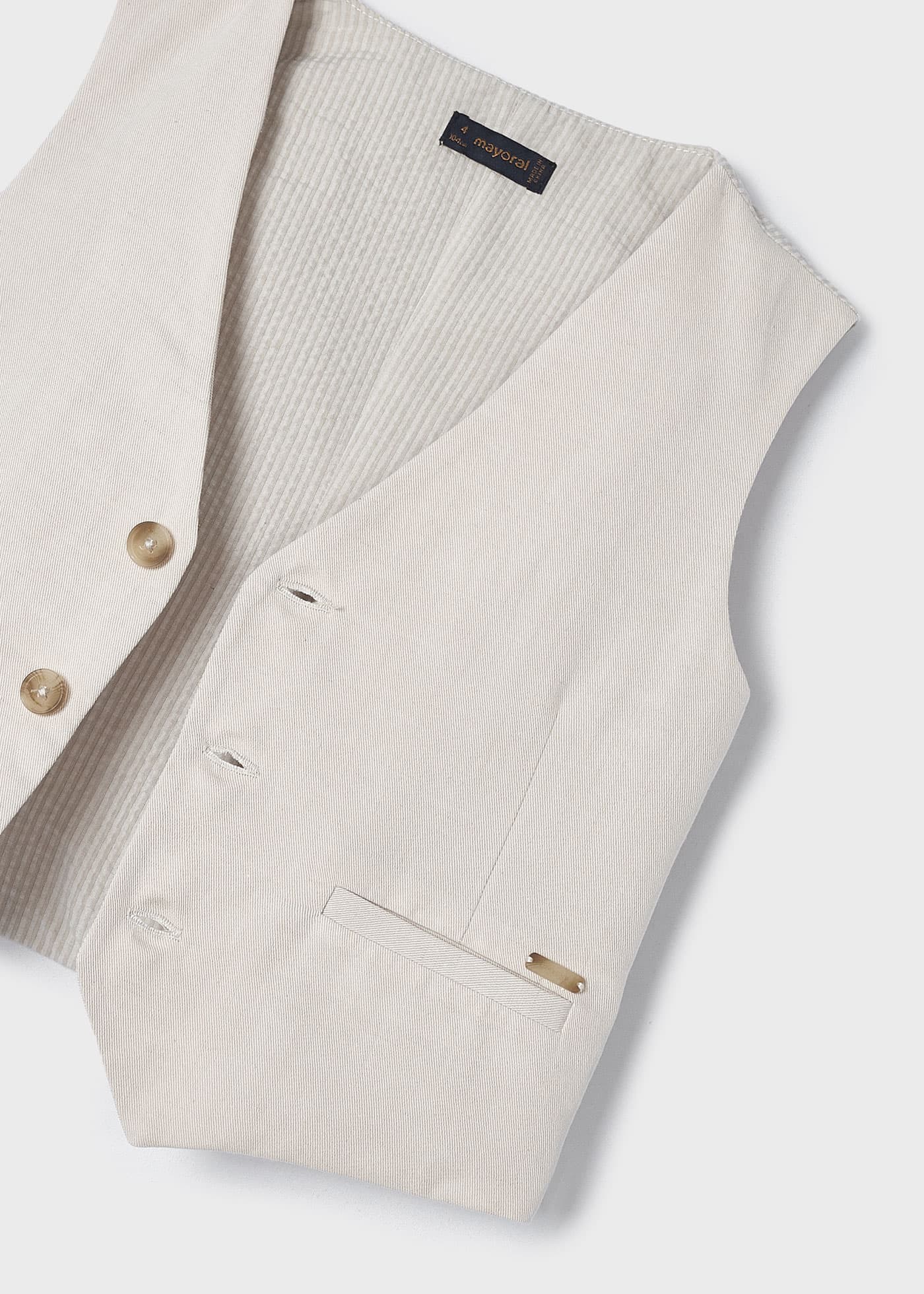 Gilet lino bambino