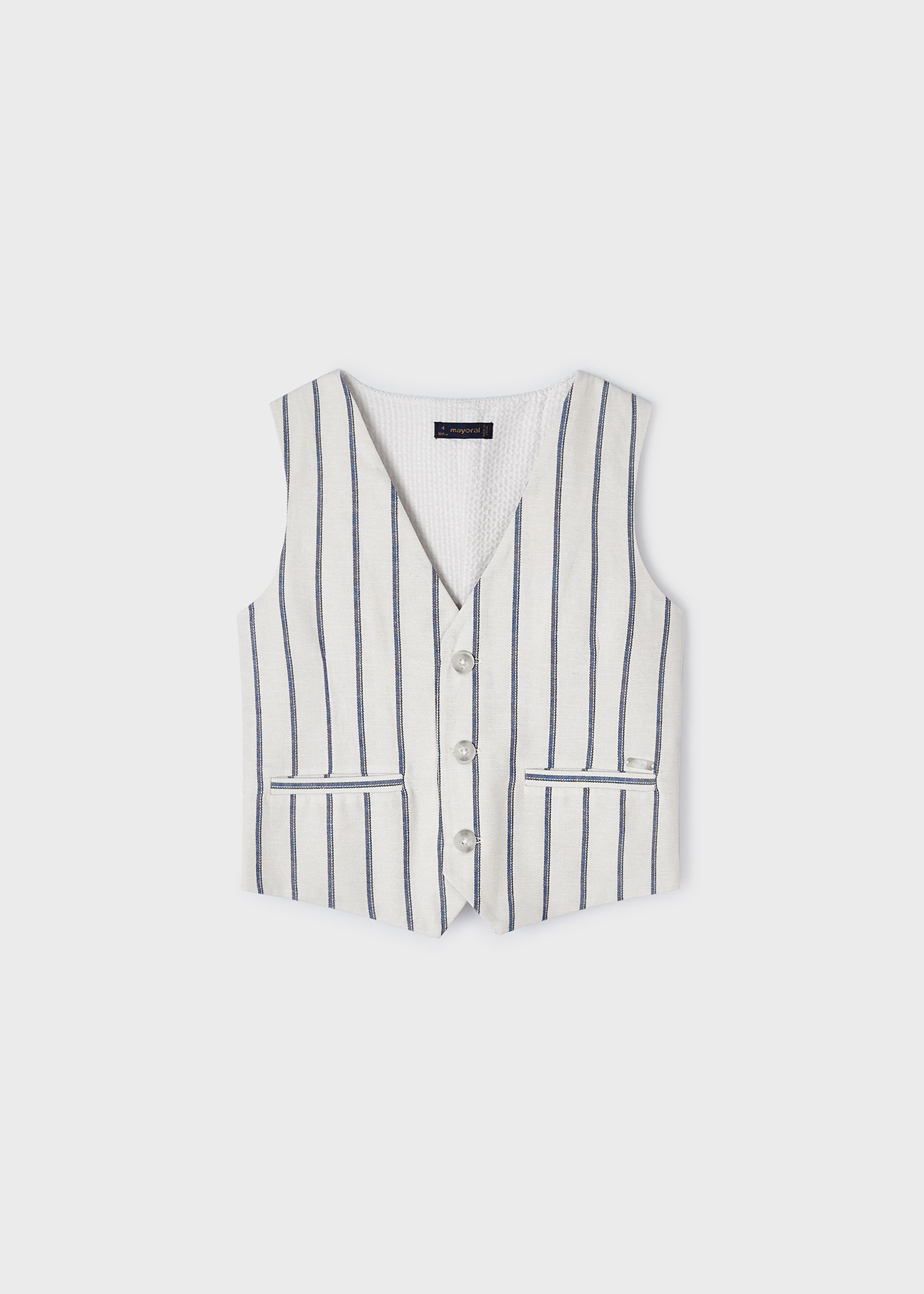 Gilet lino bambino