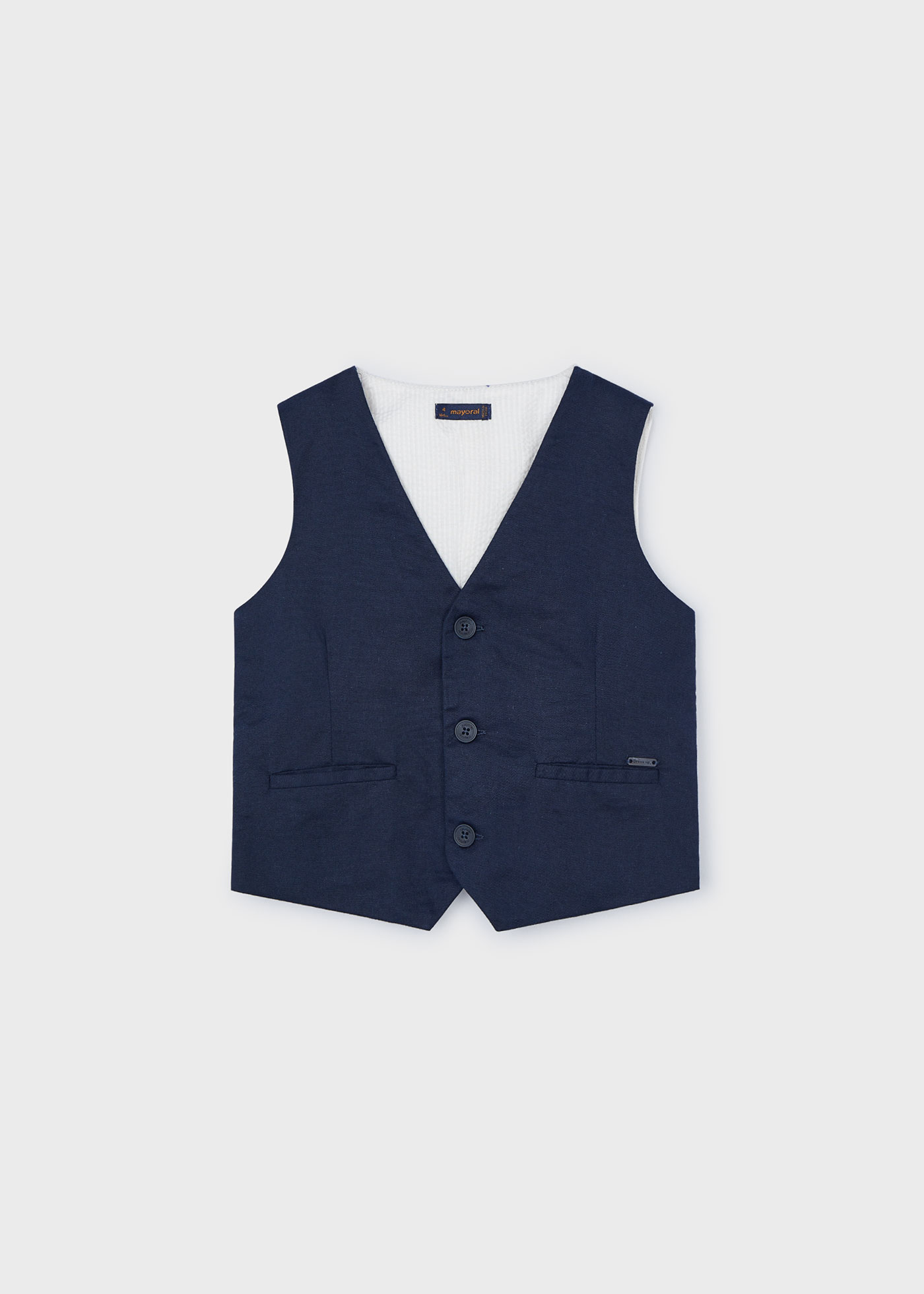 Gilet lino bambino