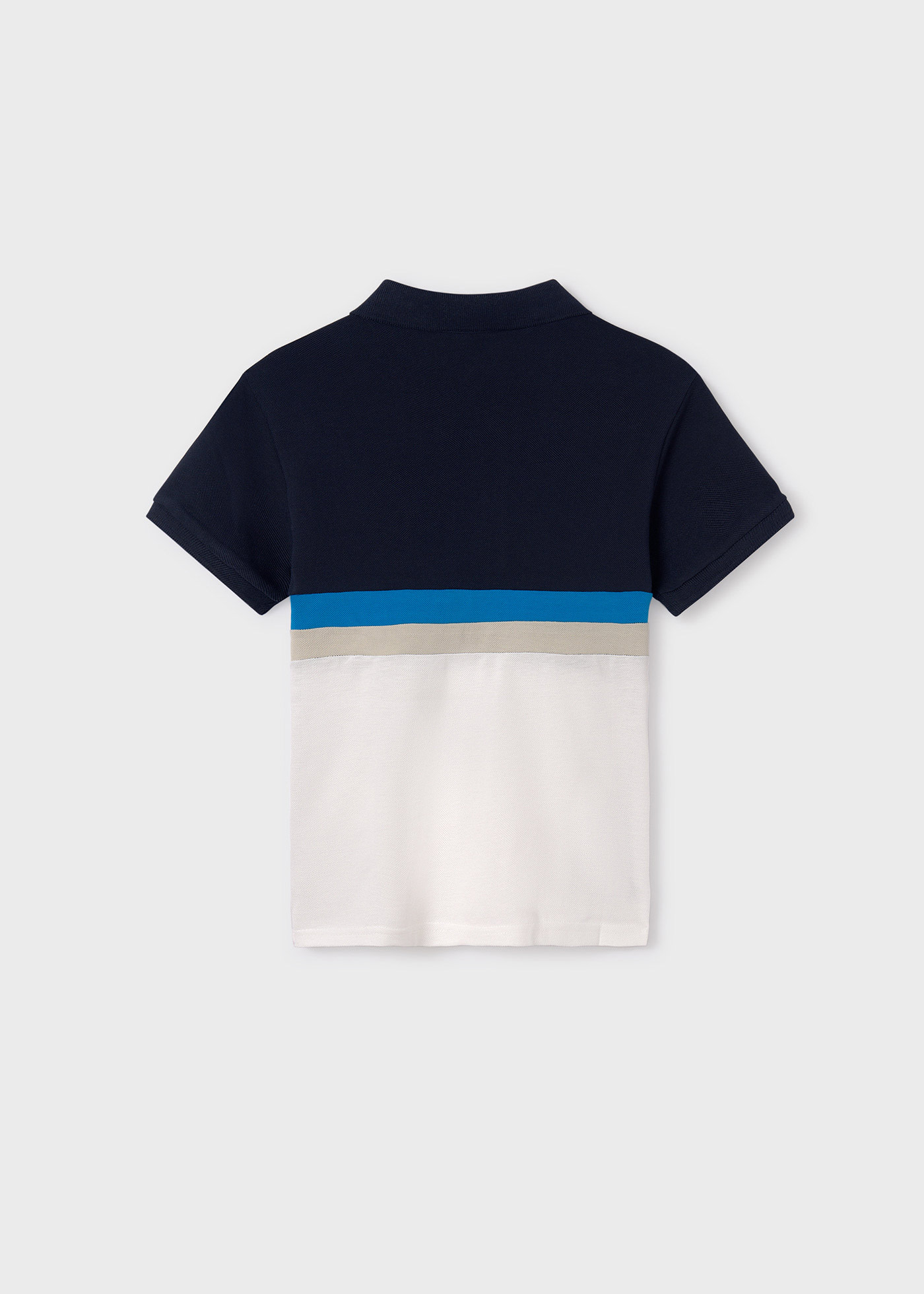 Boys color block polo shirt Better Cotton