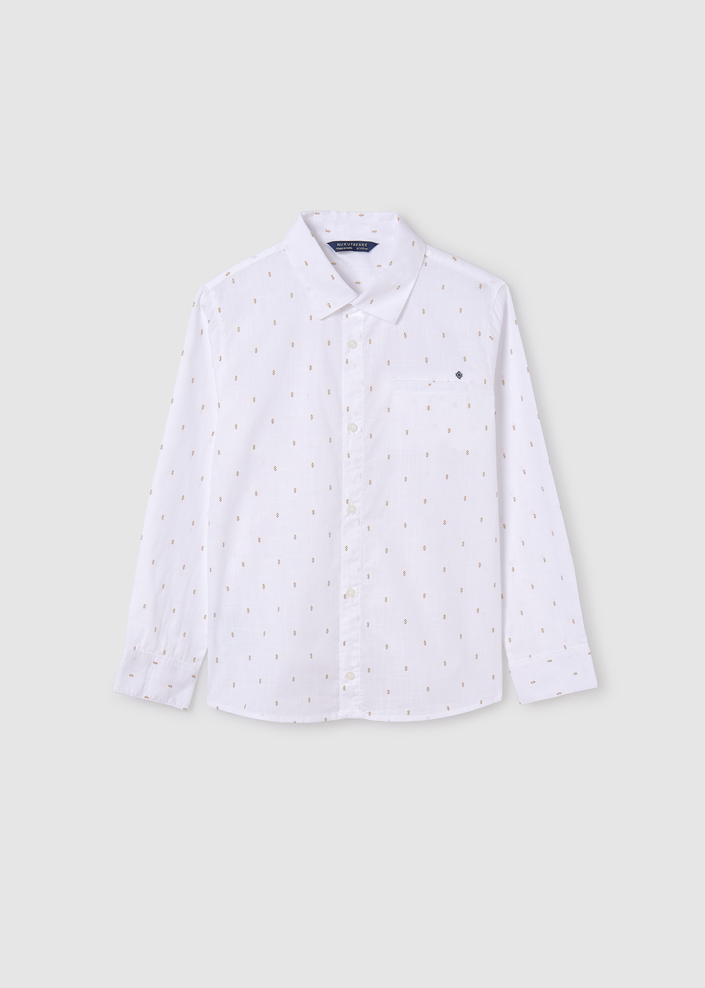 Риза Better Cotton с дълъг ръкав и щампа за момче