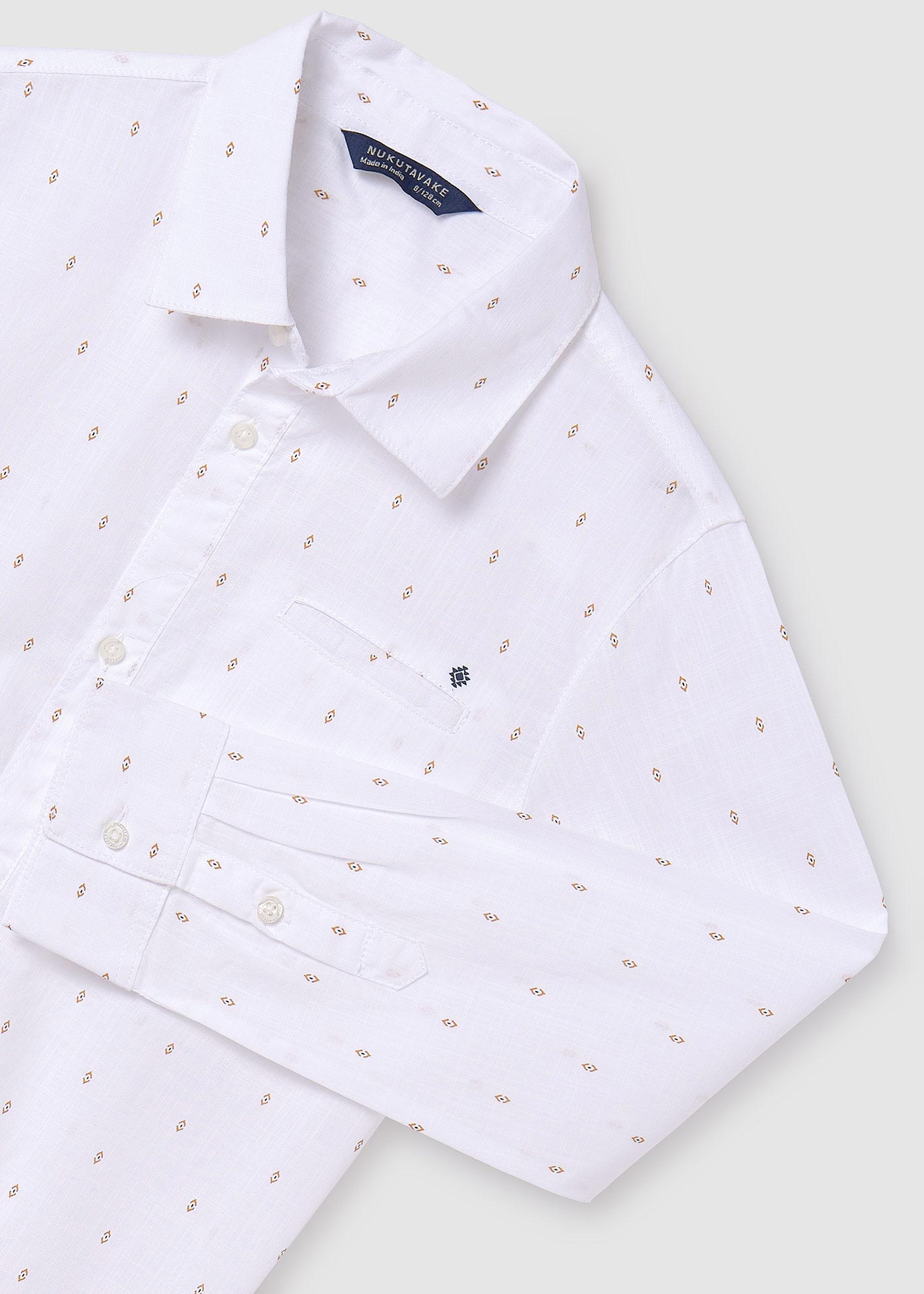 Πουκάμισο μακρυμάνικο σταμπωτό Better Cotton αγόρι