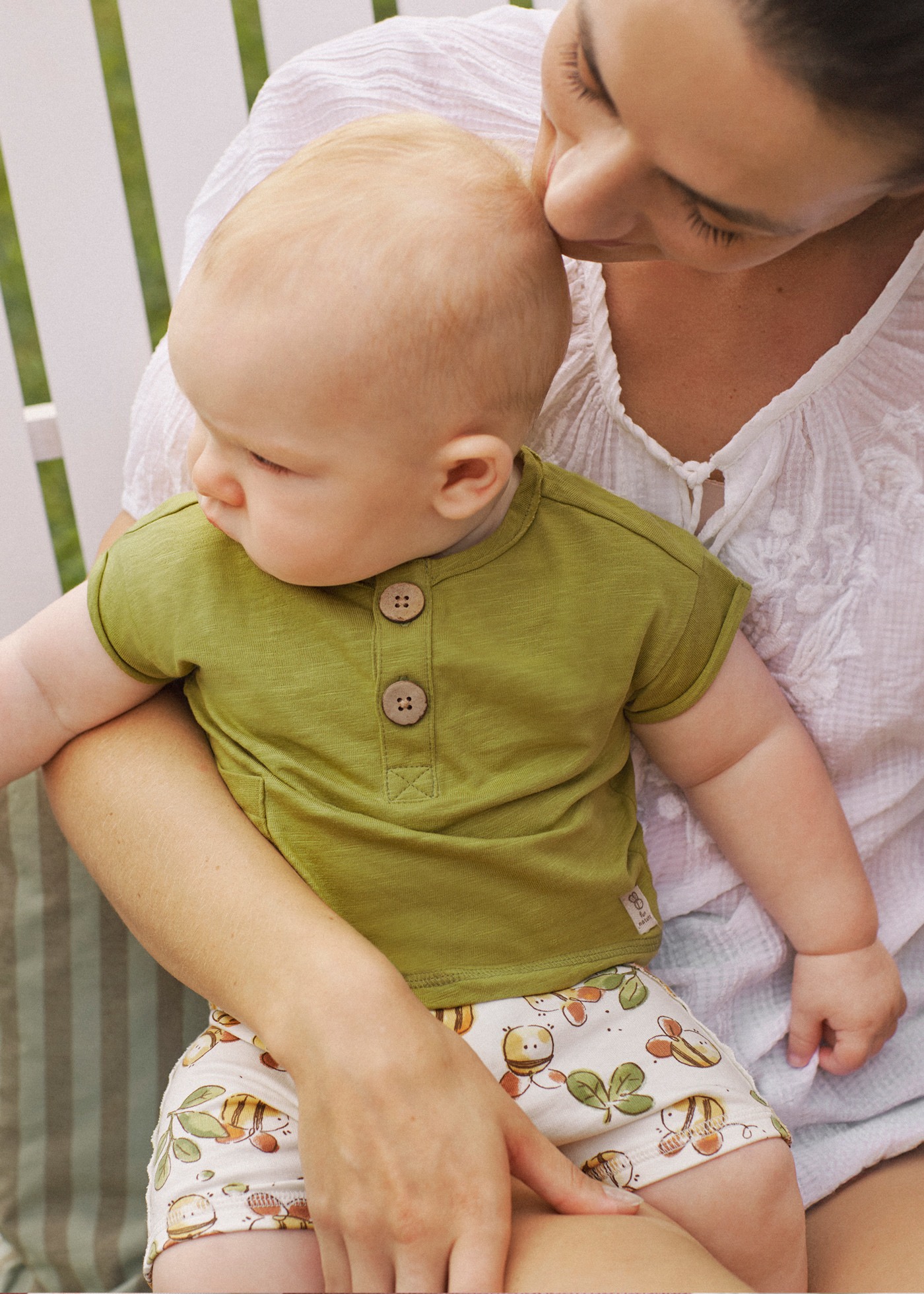 Newborn 4-Piece Set with Shorts