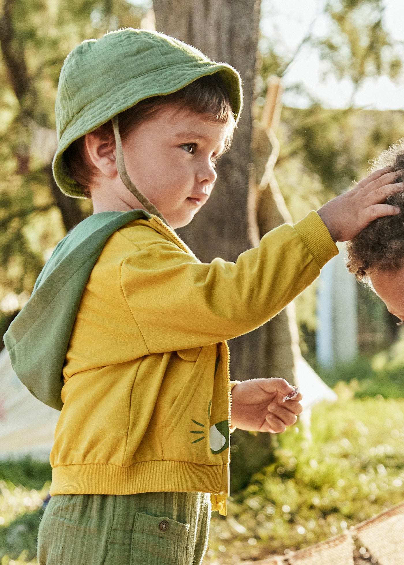 Sudadera interactiva con bolsillo bebé