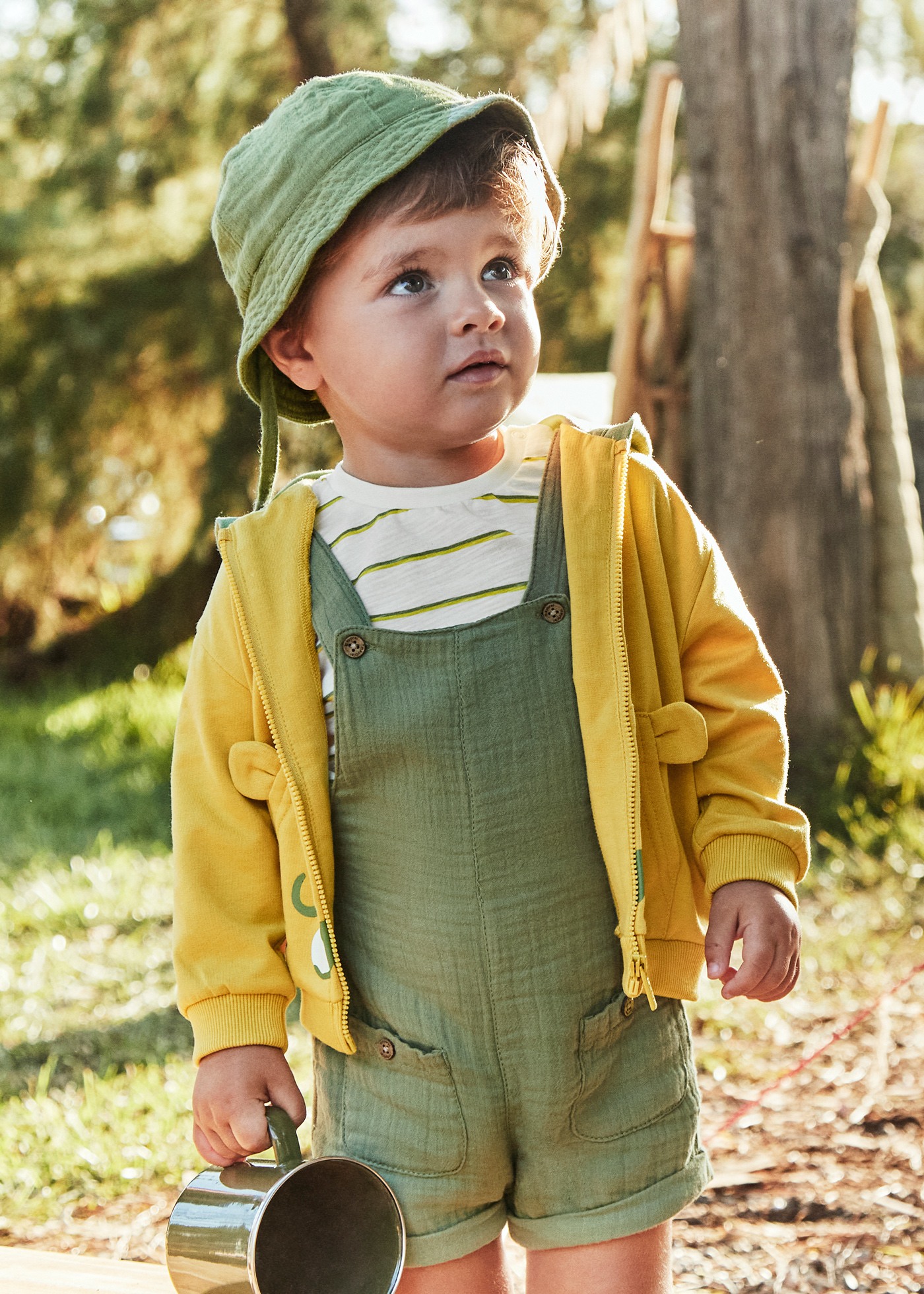 Ensemble 3 pièces avec chapeau bébé