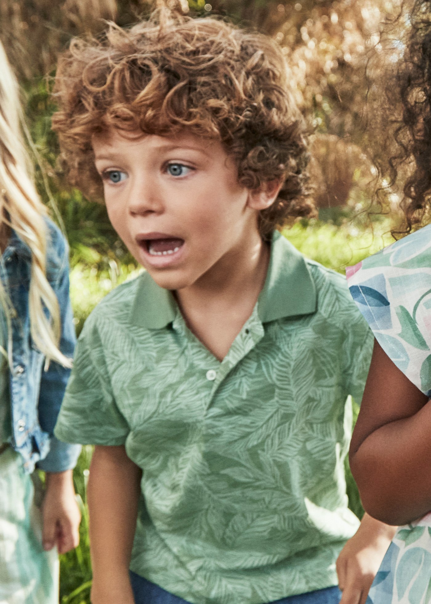 Polo estampado verano niño