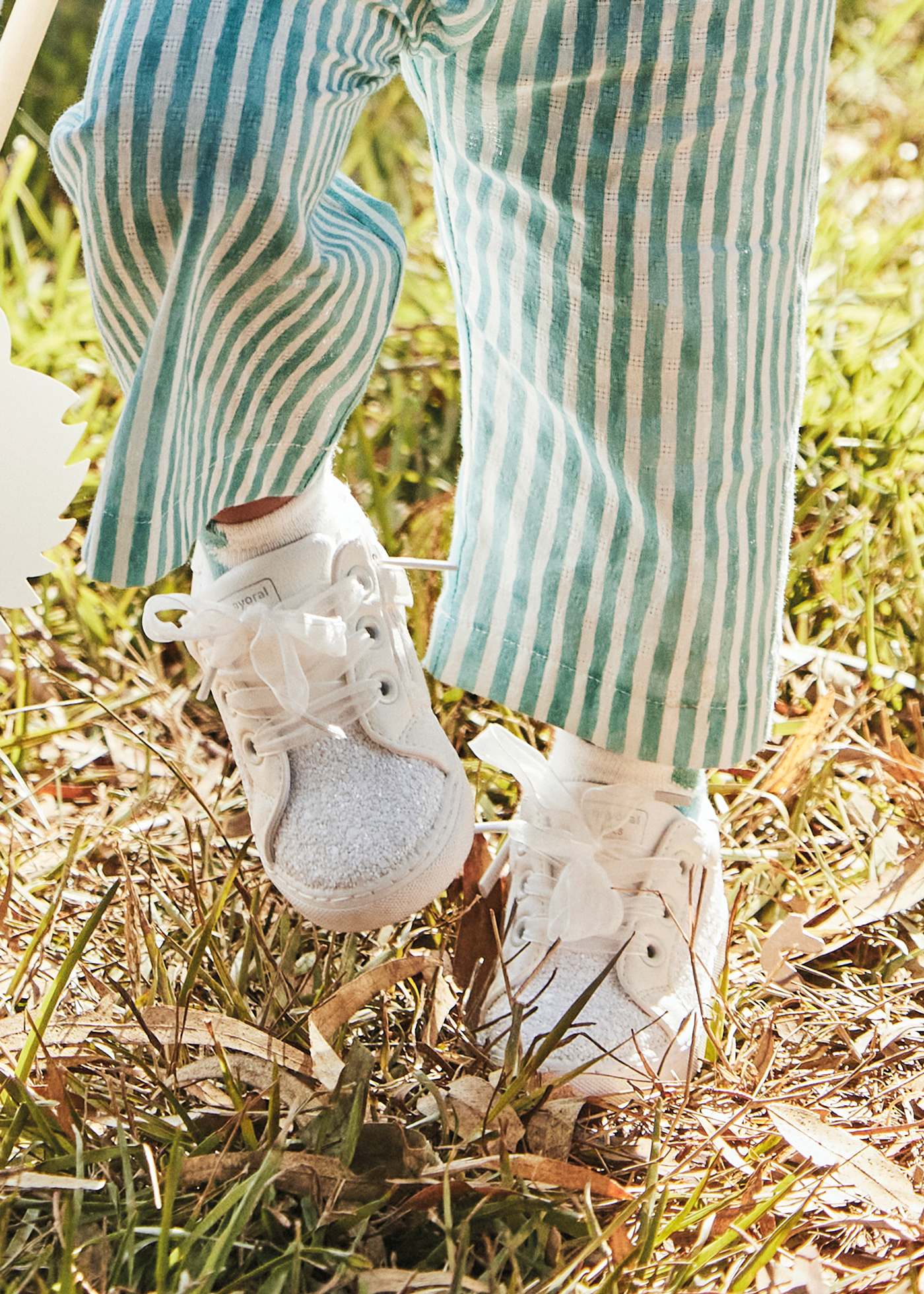 Baskets à paillettes bébé