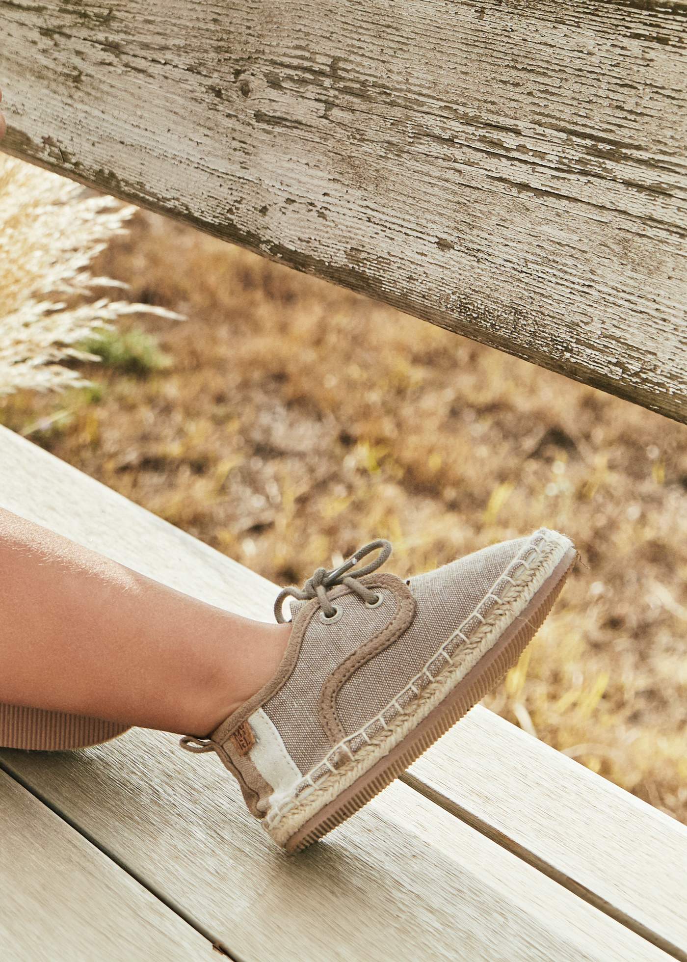 Espadrilles à lacets bébé