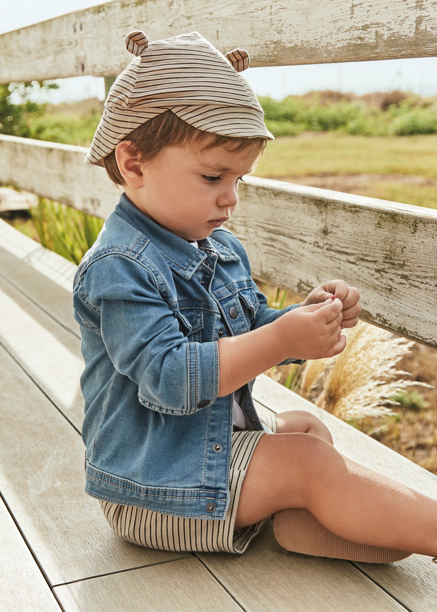 Giubbotto jeans neonato