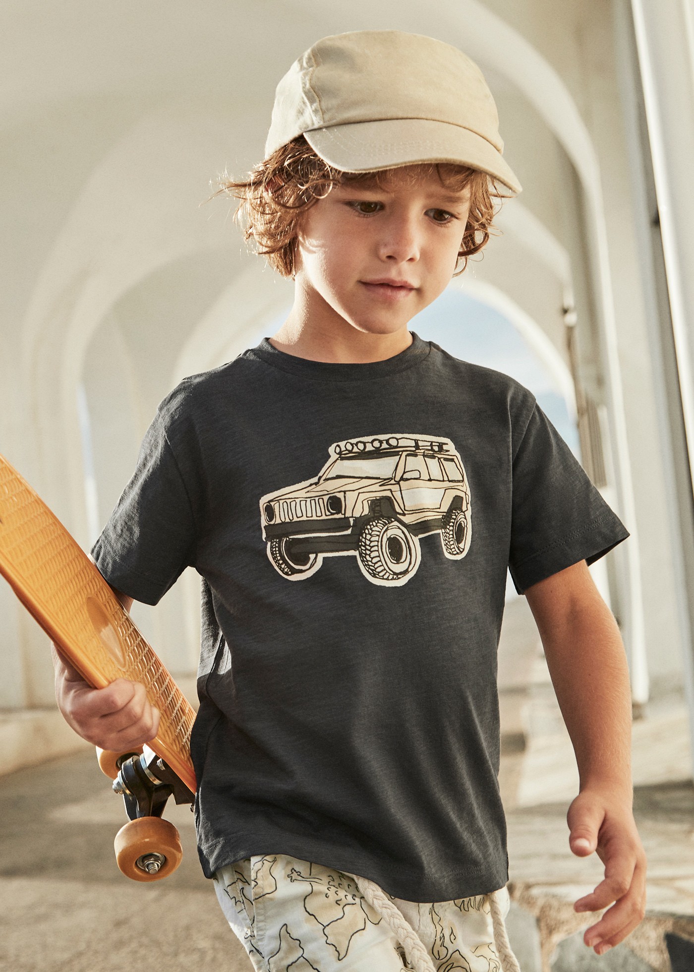 T-shirt todo-o-terreno menino