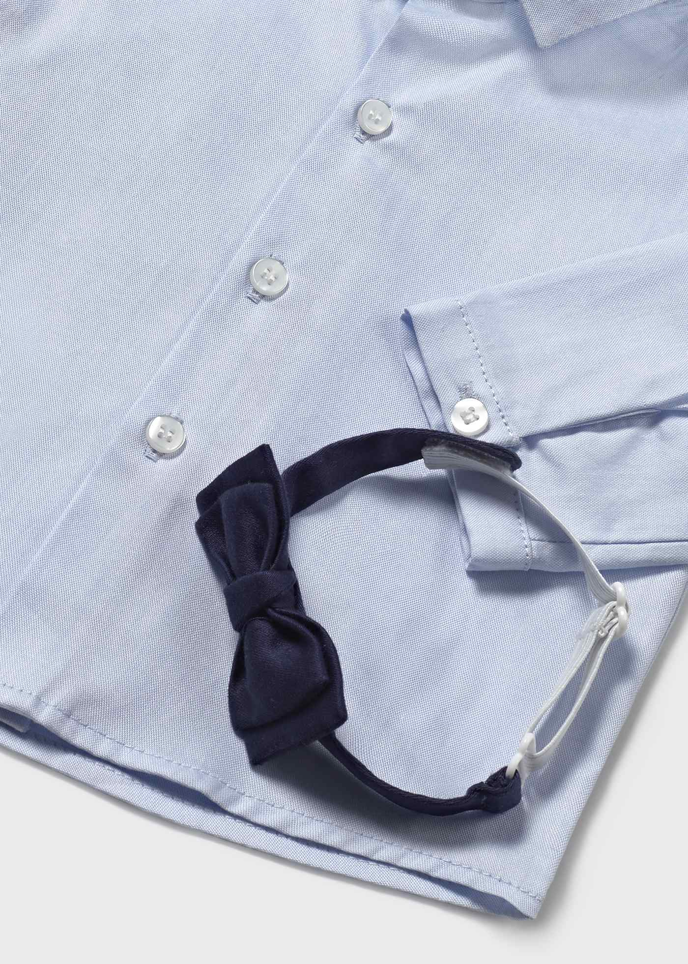 Newborn long sleeve shirt with bow tie