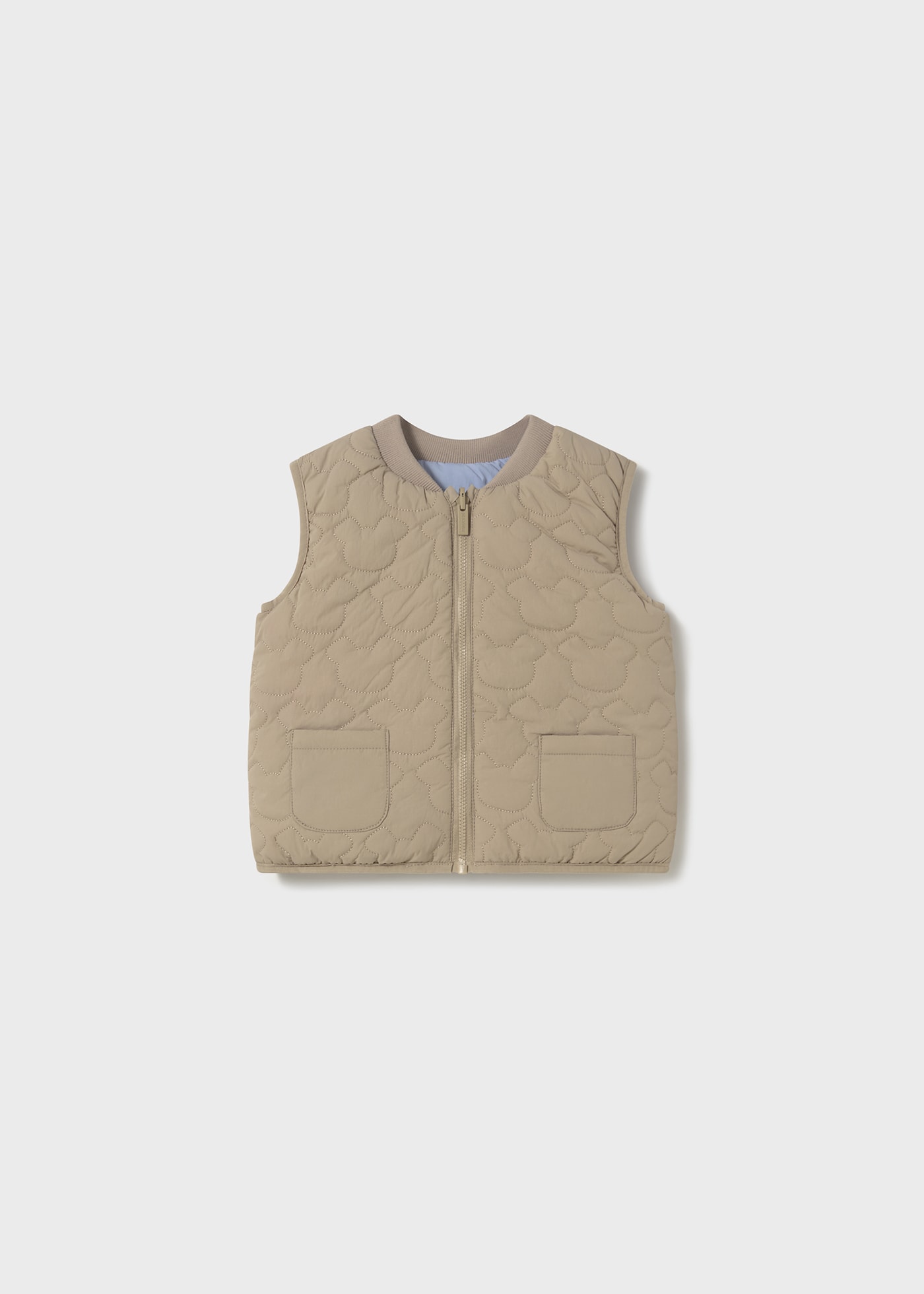 Baby reversible padded gilet