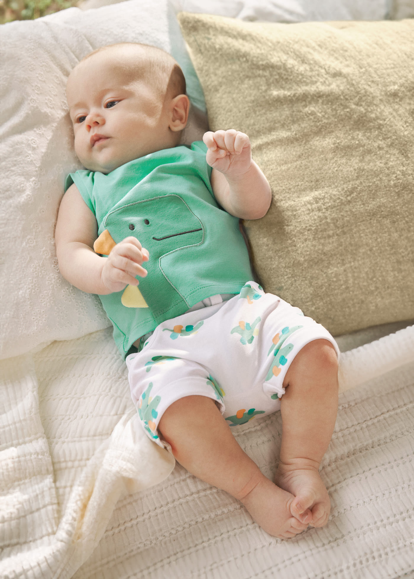 Completo 4 pezzi senza maniche neonato